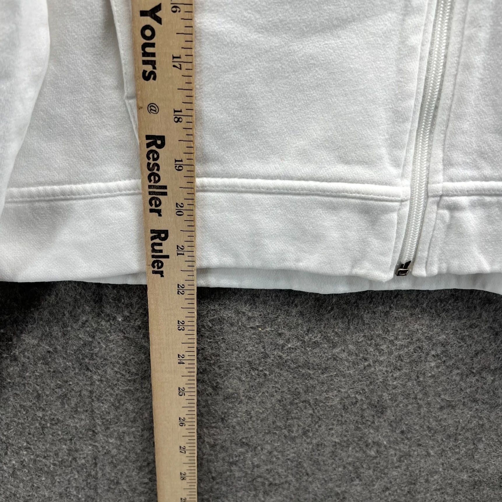 Adidas VINTAGE Adidas Sweater Women Large White Full Zip Hoodie Jacket Trefoil Folding? Size L / US 10 / IT 46 - 6 Thumbnail
