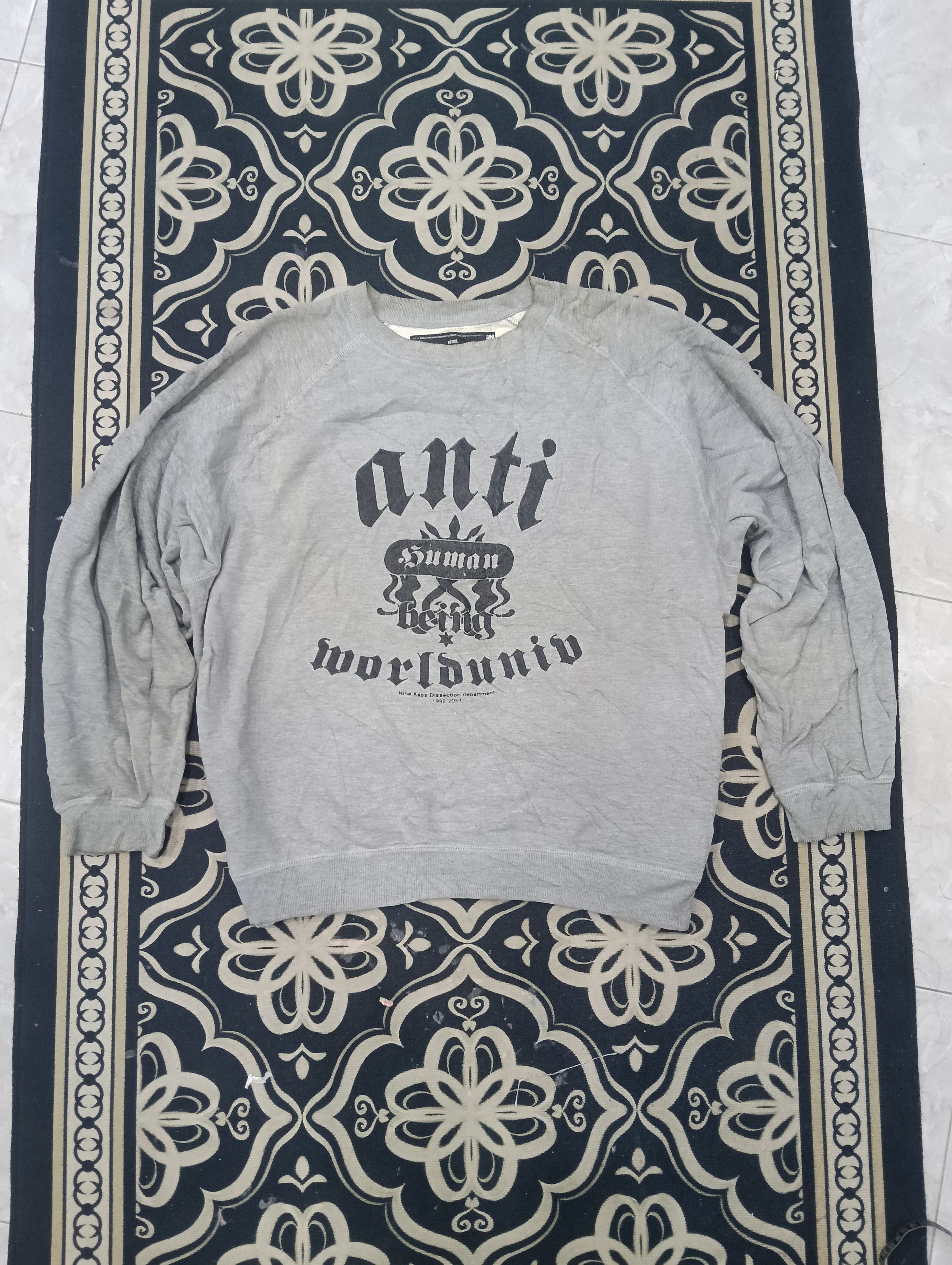 Number (N)ine Number nine X Invinciblearmurda Sweatshirt Size US XXL / EU 58 / 5 - 2 Thumbnail