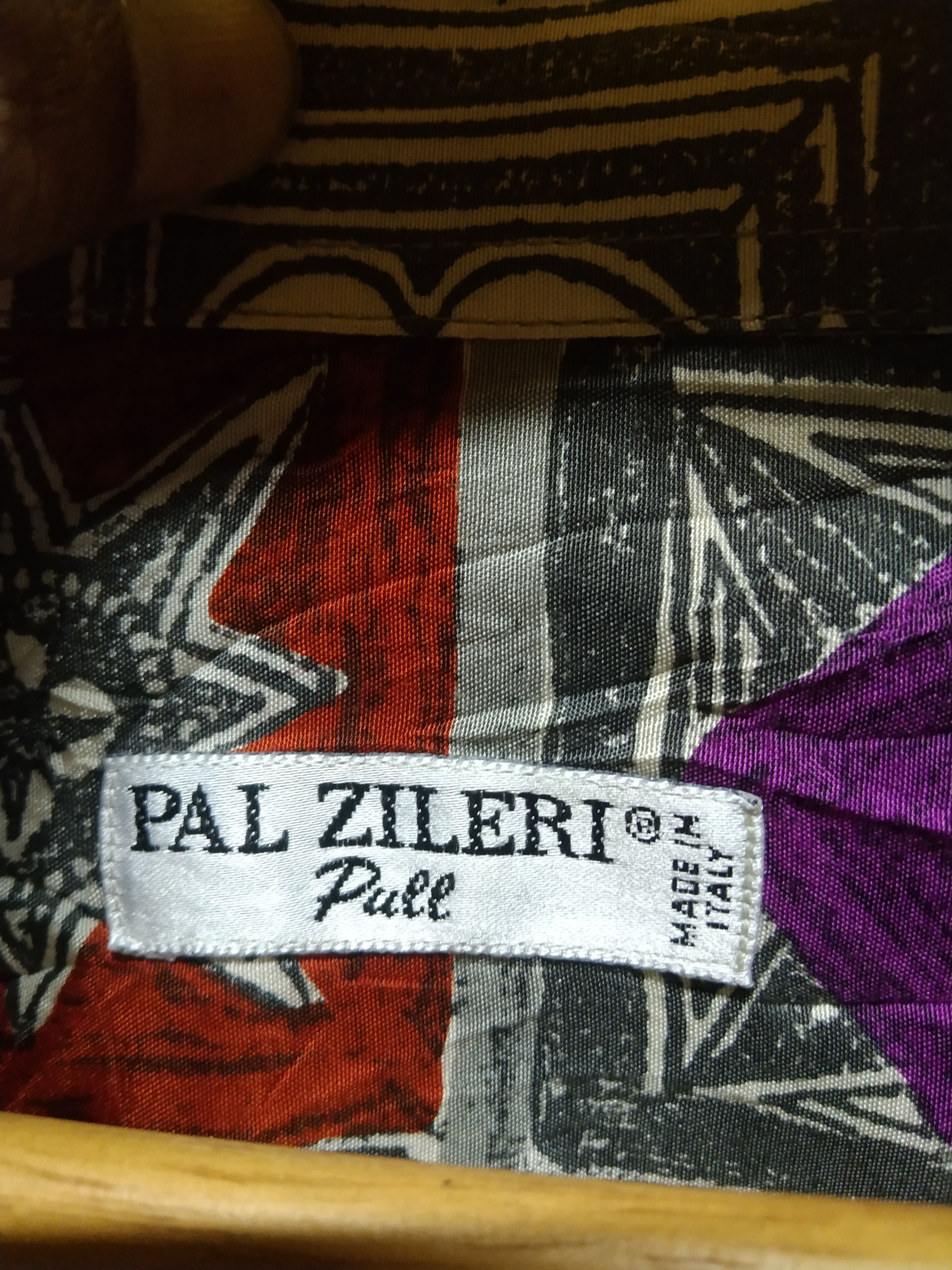Designer × Pal Zileri × Vintage Pal Zileri Silk Shirt Size US XL / EU 56 / 4 - 9 Thumbnail