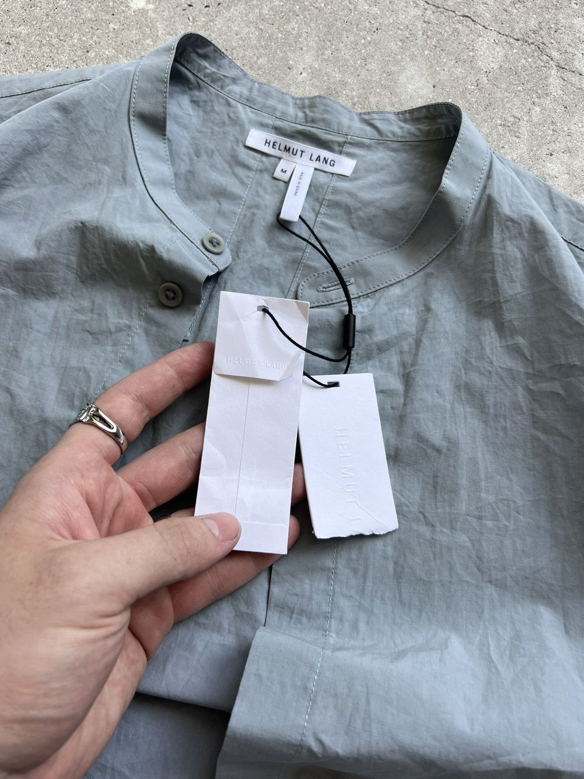Helmut Lang New Helmut Lang Shirt Button Size US M / EU 48-50 / 2 - 8 Thumbnail