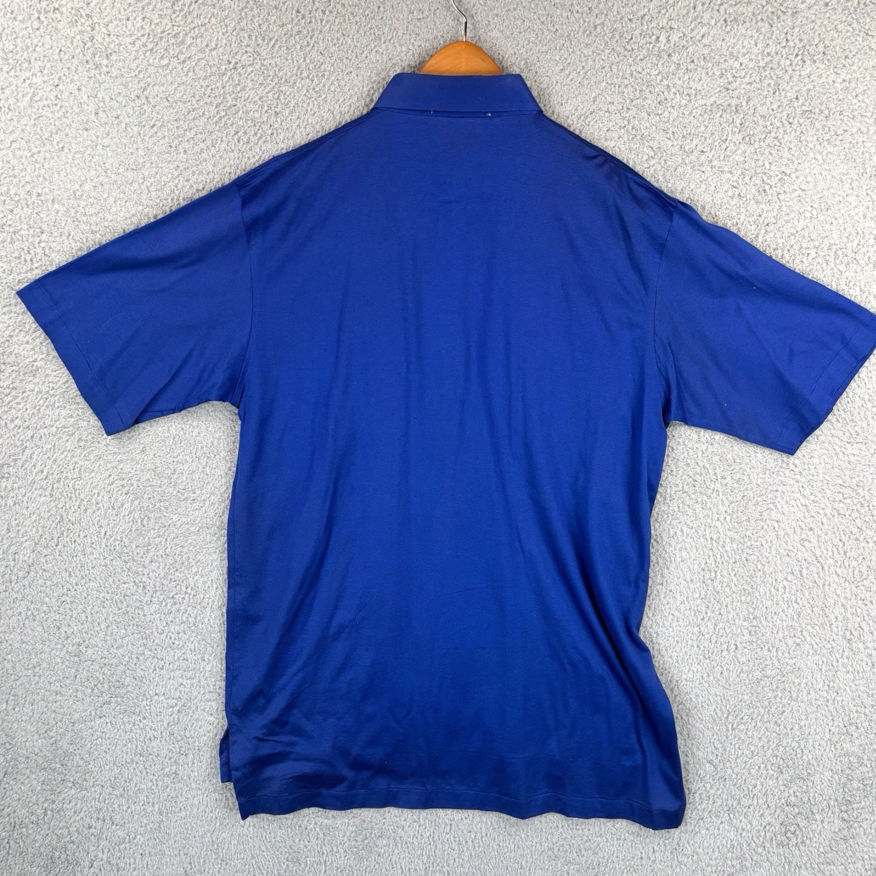 Izod VINTAGE Izod Club Polo Shirt Mens Large Blue Right Pocket Crest Logo 90s Golf Size US L / EU 52-54 / 3 - 5 Thumbnail