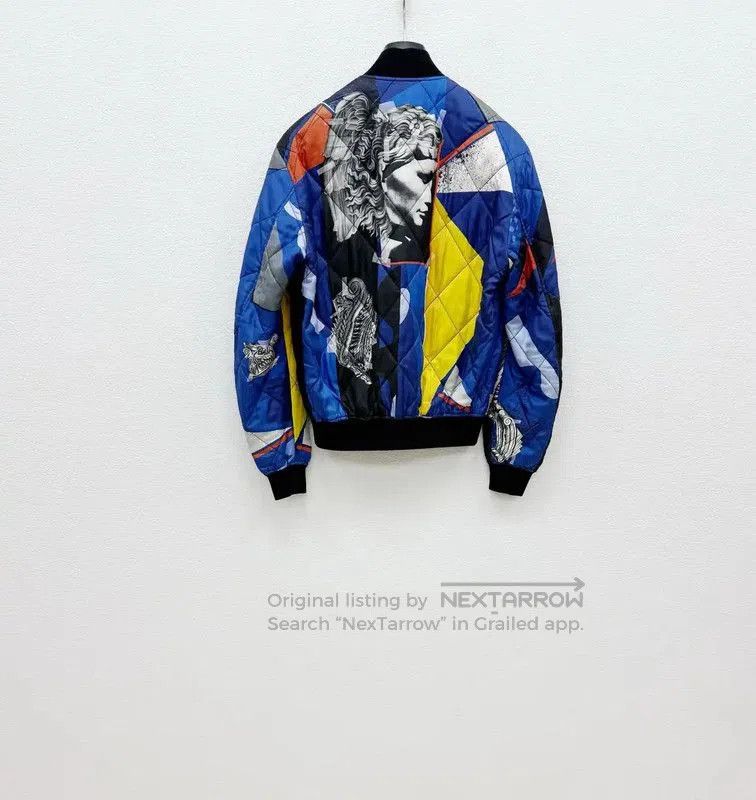 Versace Versace Blue Cotton Men's Long Sleeve Jacket . Size US S / EU 44-46 / 1 - 4 Thumbnail