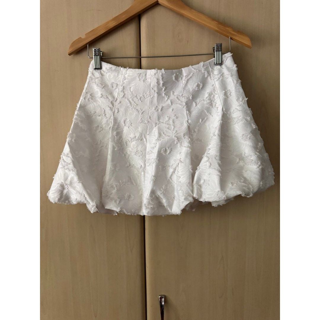 Zara ZARA Textured Mini Skirt NWT Size 33" - 19 Thumbnail