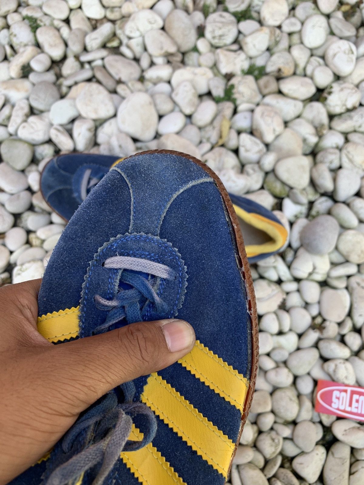 Adidas × Vintage 1970s Adidas Stockholm West Germany rare Size US 8 / EU 41 - 22 Thumbnail