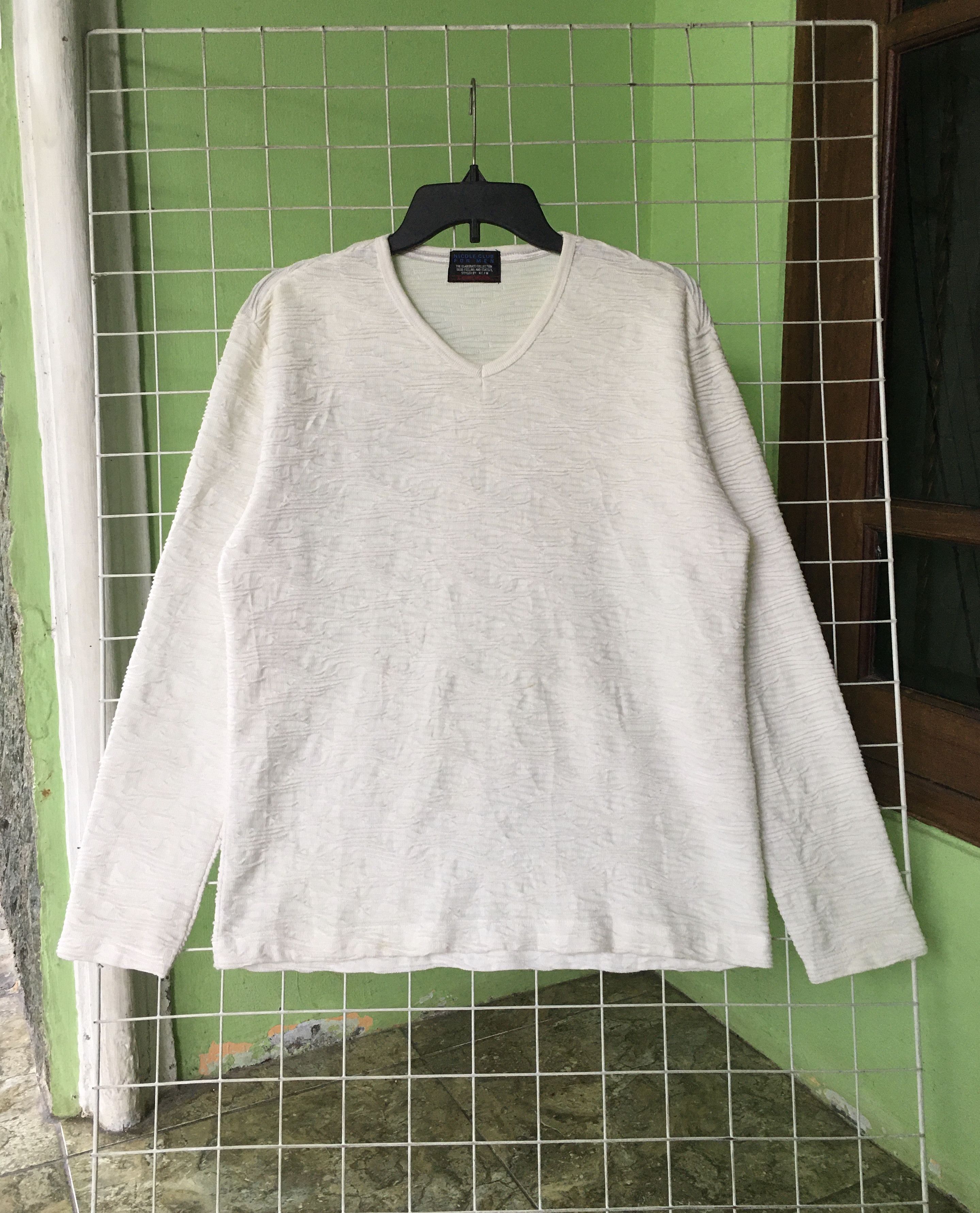 Japanese Brand × Nicole Club Y2K Nicole Club For Men Wave Pattern Size US M / EU 48-50 / 2 - 1 Thumbnail