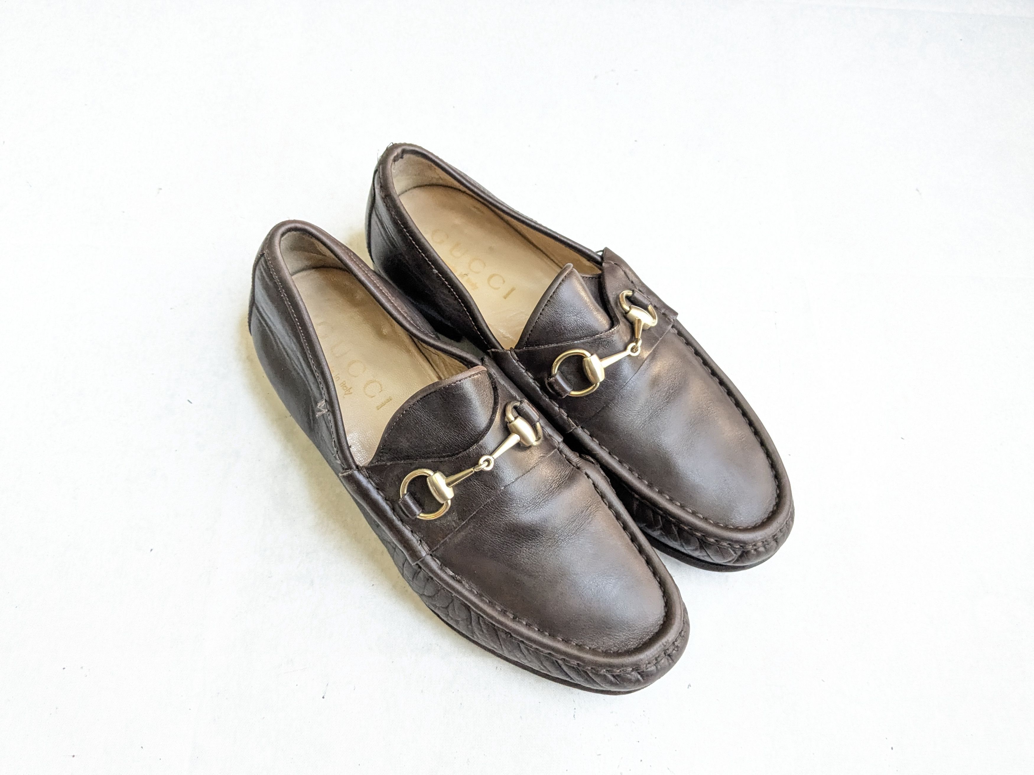 Gucci Gucci Horsebit Loafers Brown 10 Leather Size US 10 / EU 43 - 1 Thumbnail
