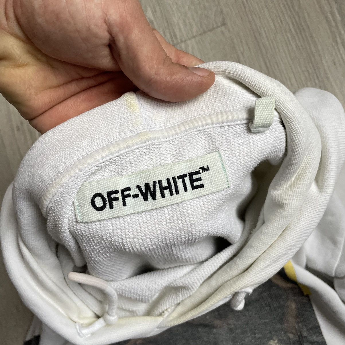 Off-White Off White Cut Off Caravaggio Hoodie Size US M / EU 48-50 / 2 - 9 Thumbnail