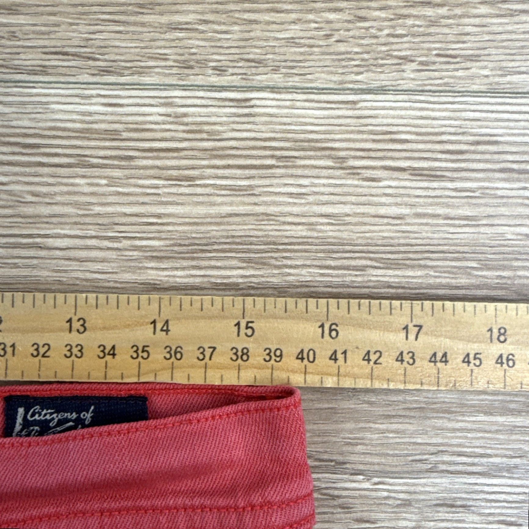 Citizens Of Humanity VINTAGE Citizens of Humanity Womens Jerome Dahan Skull Bunny #912 Stretch Shorts Sz 29 Pink Boyfriend Low Rise Regular Inseam 1.5" Womens Size 29" - 6 Thumbnail