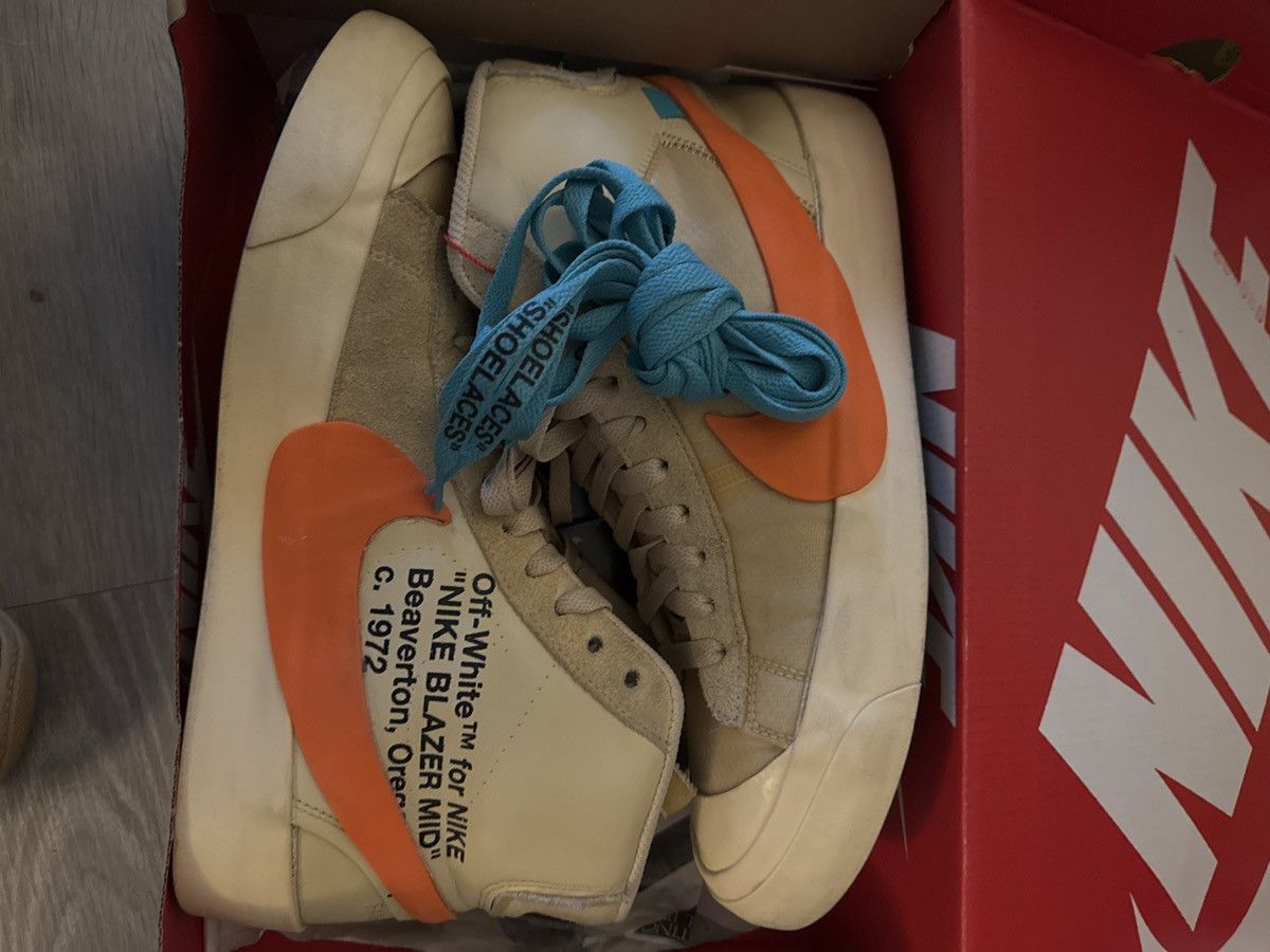 Nike × Off-White Mid Blazer Off-White All Hallows Eve Size US 10 / EU 43 - 7 Thumbnail