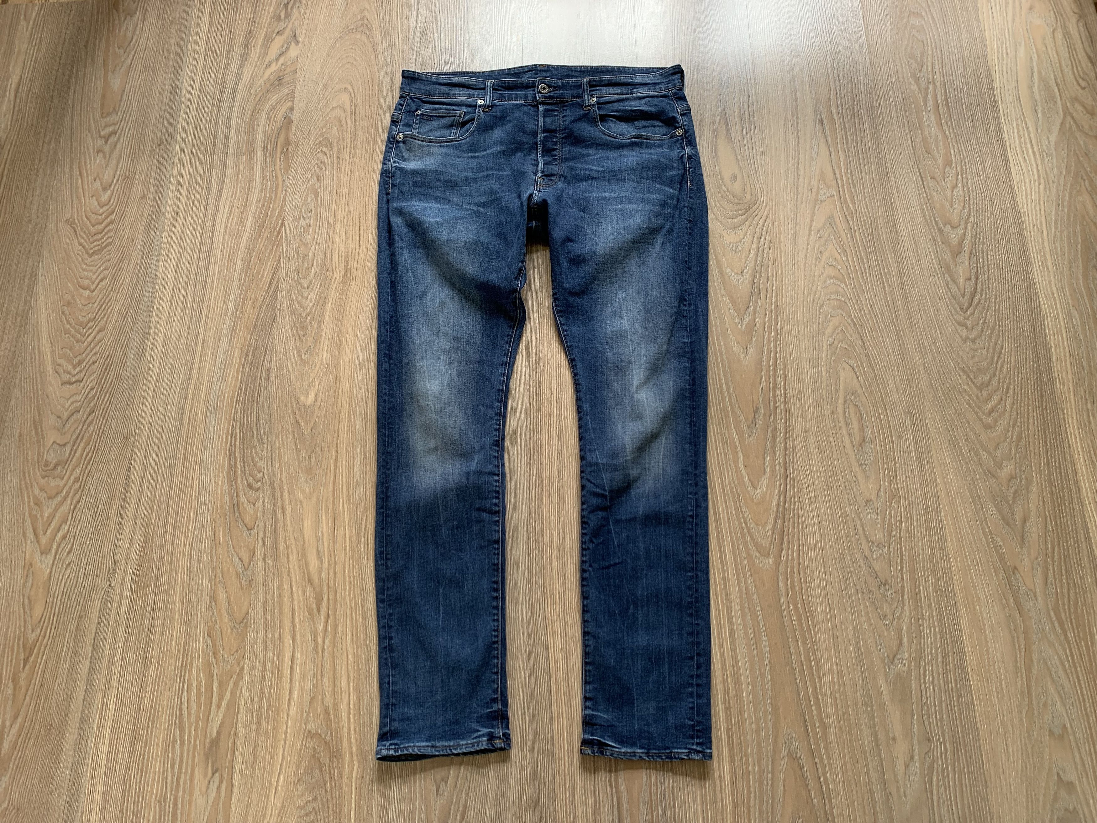 G-Star G Star Raw 3301 Straight Tapered Jeans Size US 32 / EU 48 - 1 Thumbnail