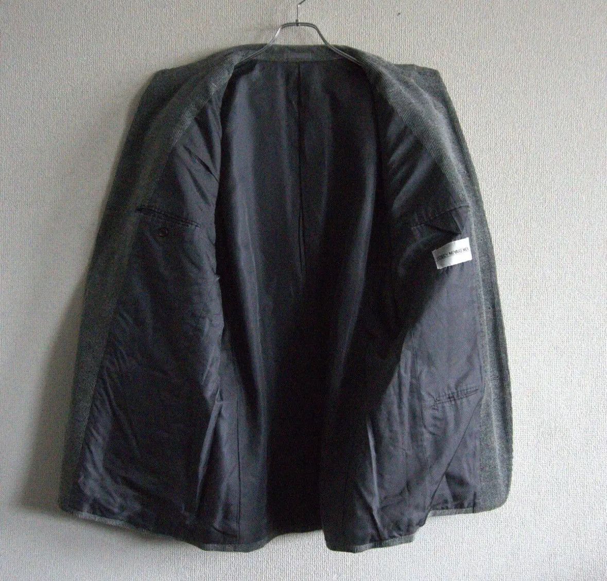 Issey Miyake ISSEY MIYAKE MEN 1996AW Collarless Jacket Size US XL / EU 56 / 4 - 5 Thumbnail