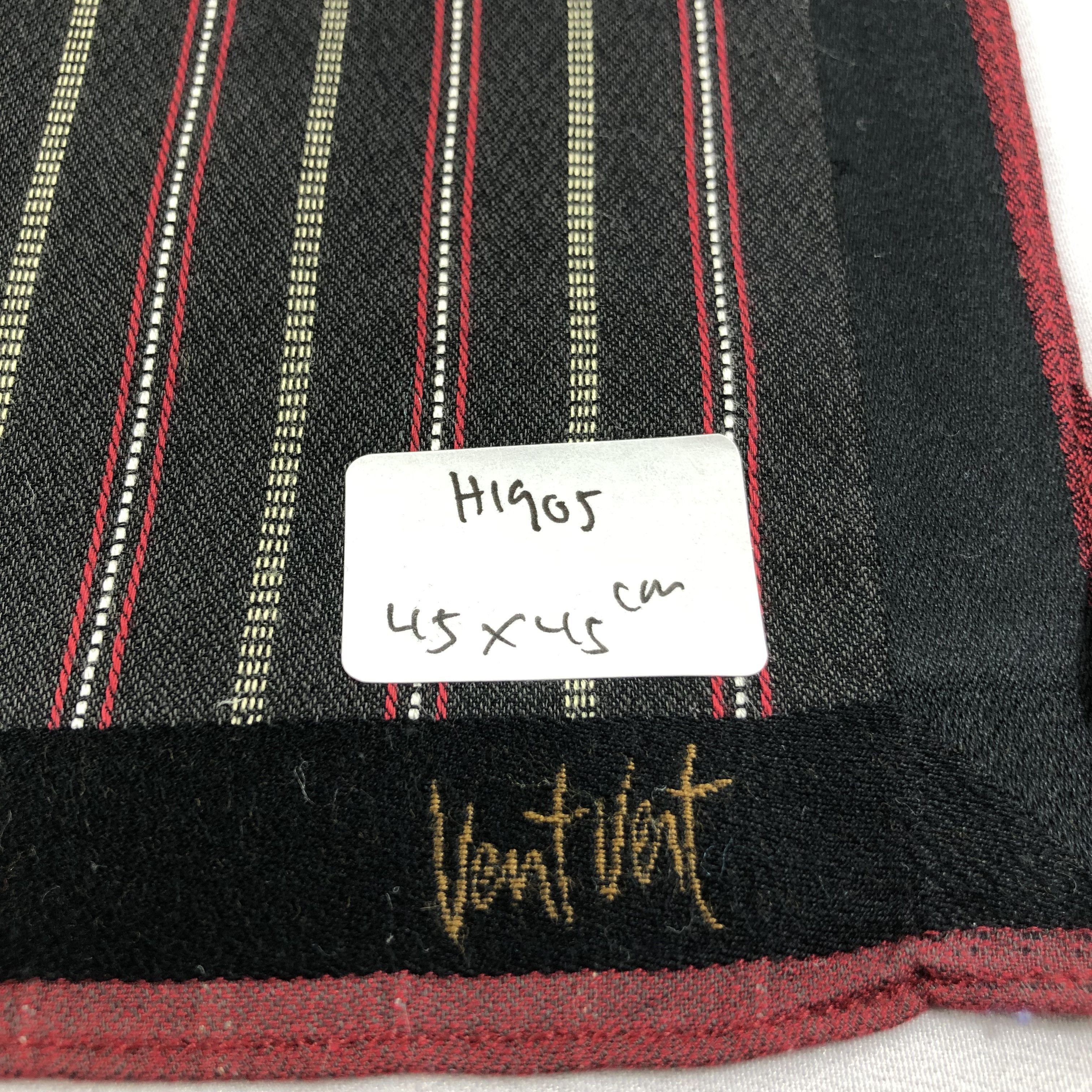 Pierre Balmain Vent Vert Stripes Handkerchief Neckerchief Bandana H1905 Size ONE SIZE - 5 Thumbnail