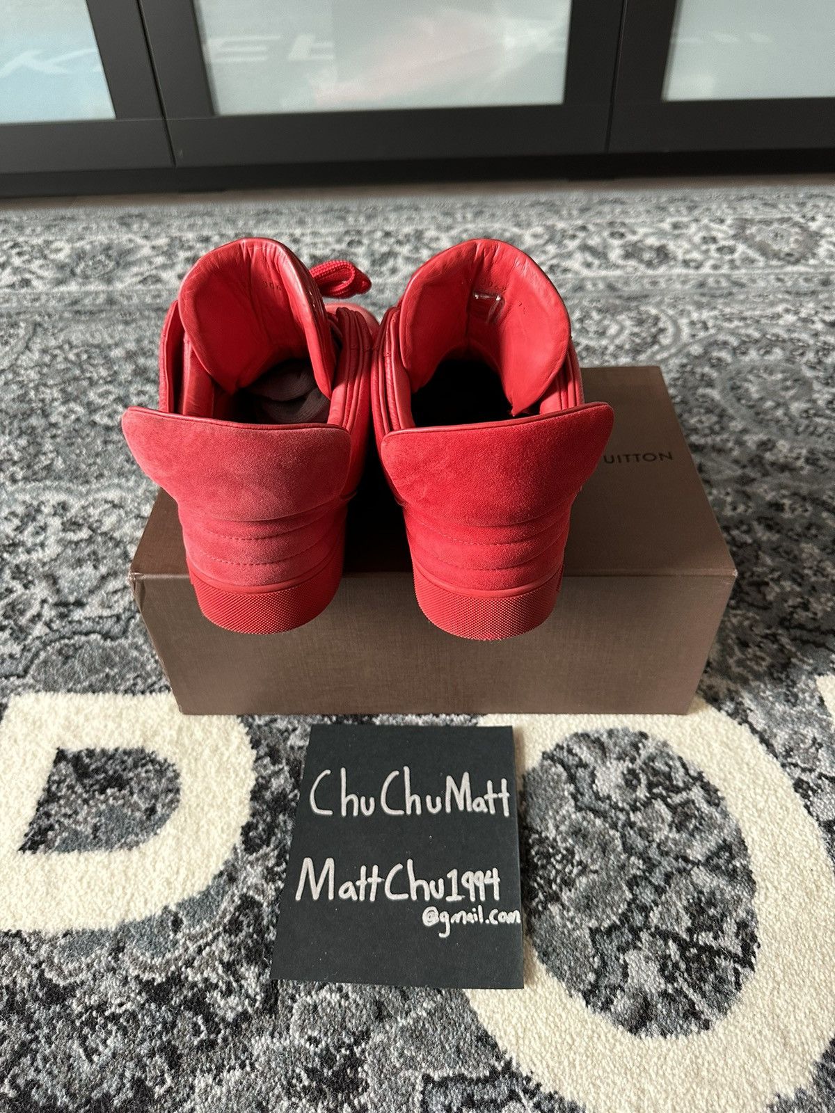 Kanye West Louis Vuitton Don by Kanye West Red Size US 9.5 / EU 42-43 - 3 Thumbnail