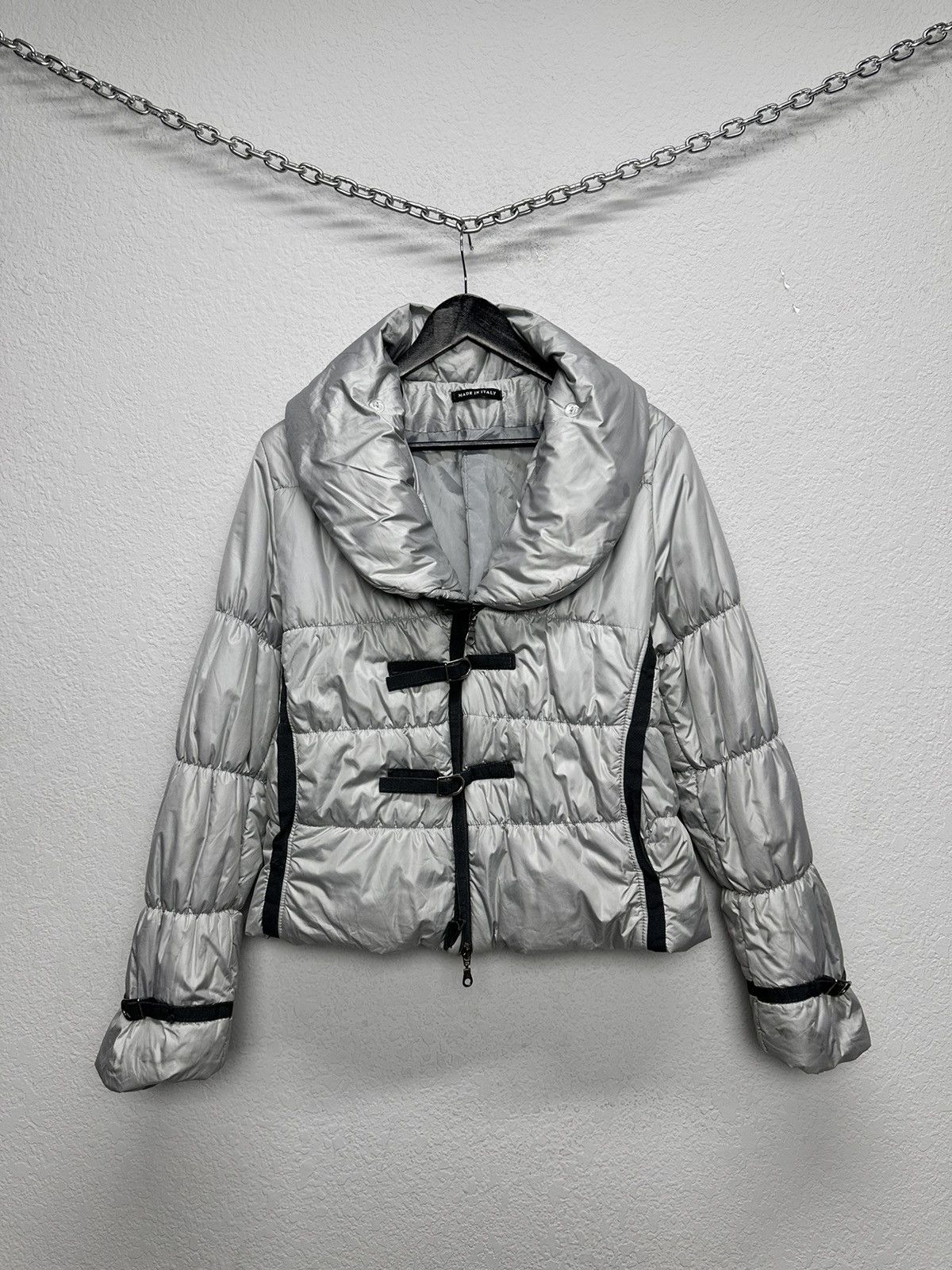 If Six Was Nine Vintage LGB Army Fur Hood Jacket Y2K Utility Cropped Size S / US 4 / IT 40 - 1 Thumbnail
