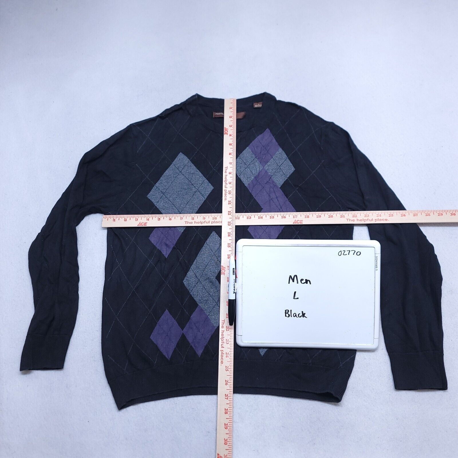 Perry Ellis Perry Ellis Casual Pullover Sweater Mens Size Large L Black Size US L / EU 52-54 / 3 - 6 Thumbnail