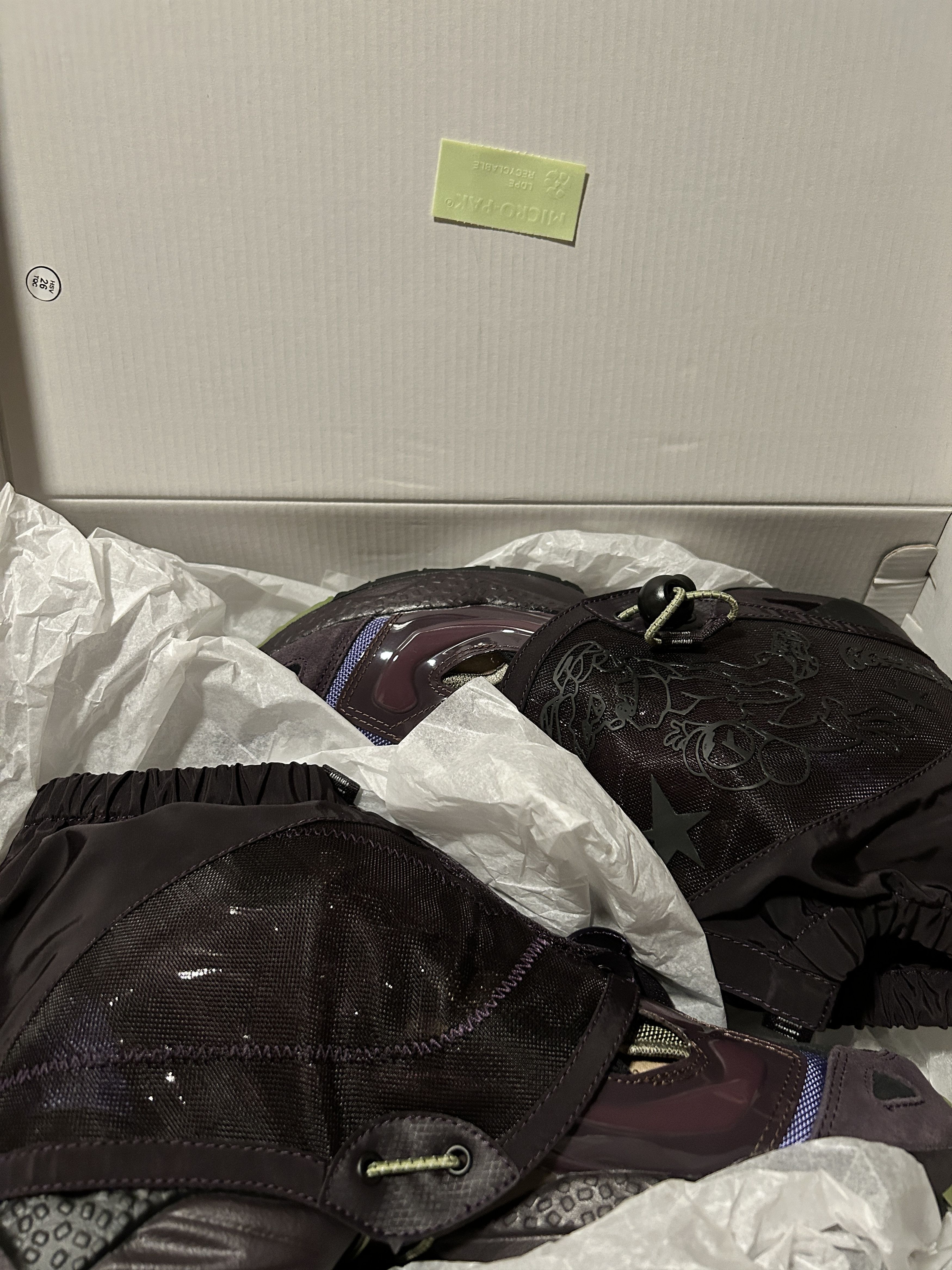 Happy99 × Reebok H99 x Reebok Instapump Fury 95 - Purple/Midnight-Earth Size US 10 / EU 43 - 15 Thumbnail