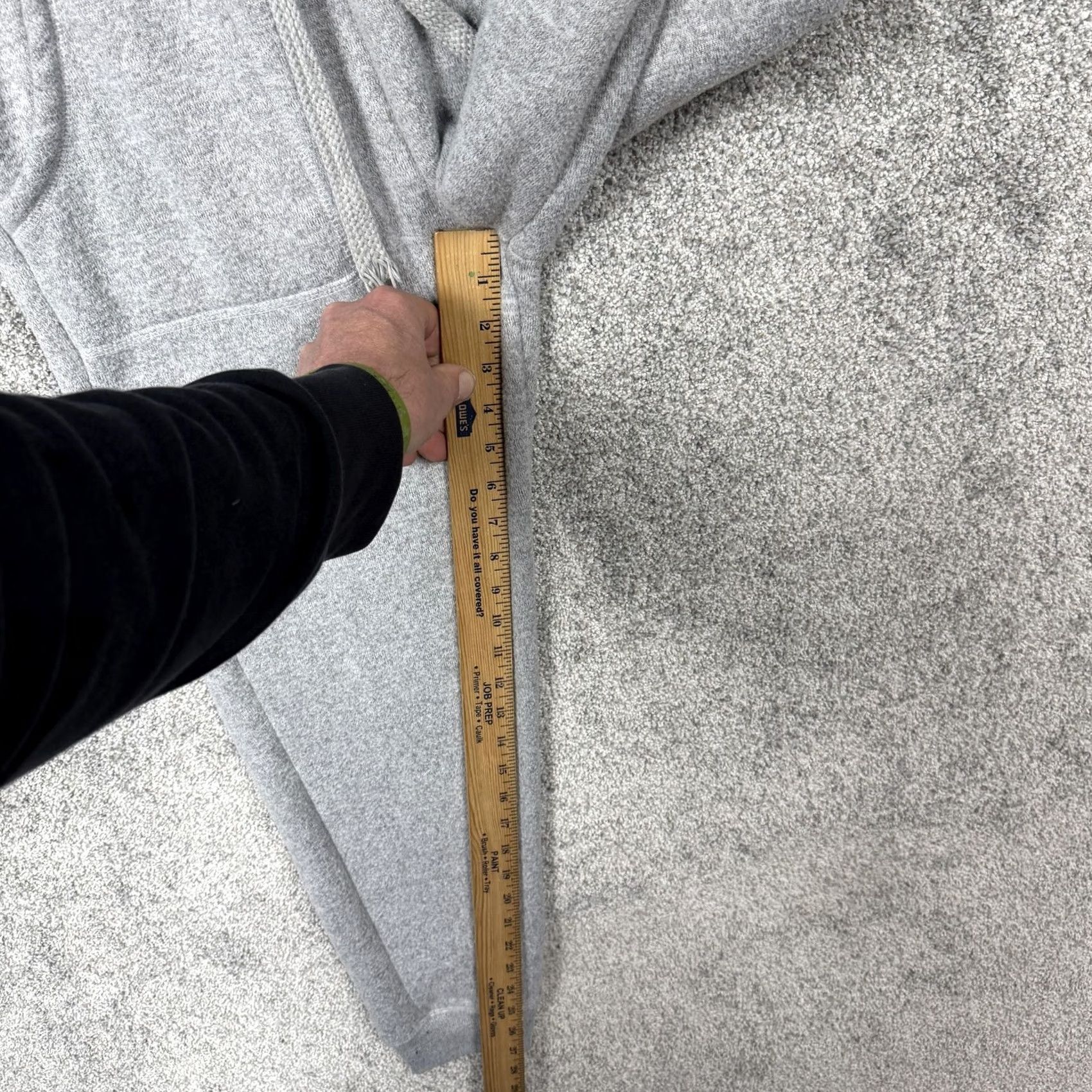 Avalanche Avalanche Sweatpants Mens M Gray Sherpa Fleece Joggers Winter Warm Elastic Waist Pockets Tapered Cuffed Inseam 28" Regular Size US 31 - 3 Thumbnail