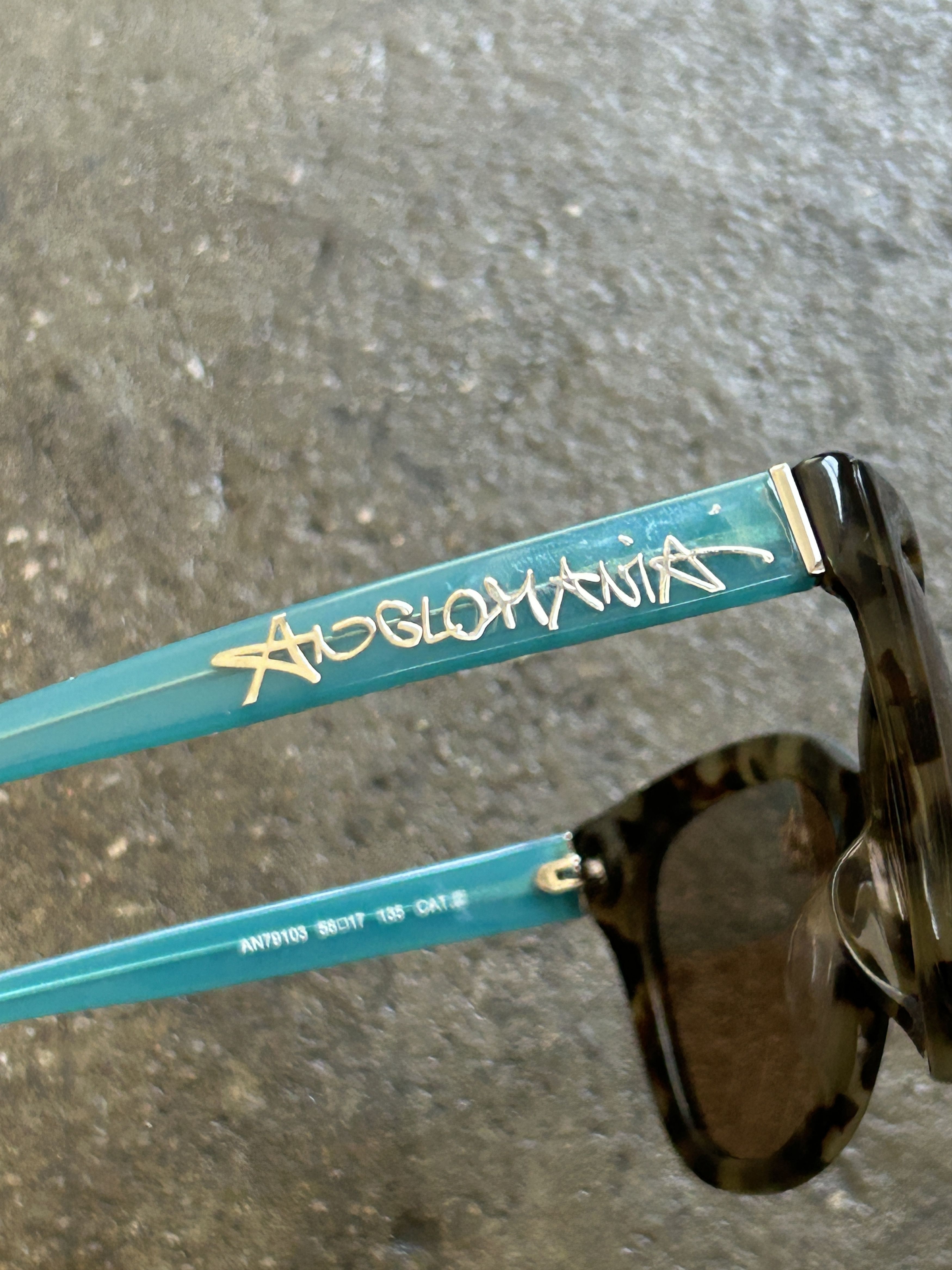 Vivienne Westwood Cat Eye Anglomania Teal and Tortoise Sunglasses Size ONE SIZE - 8 Thumbnail