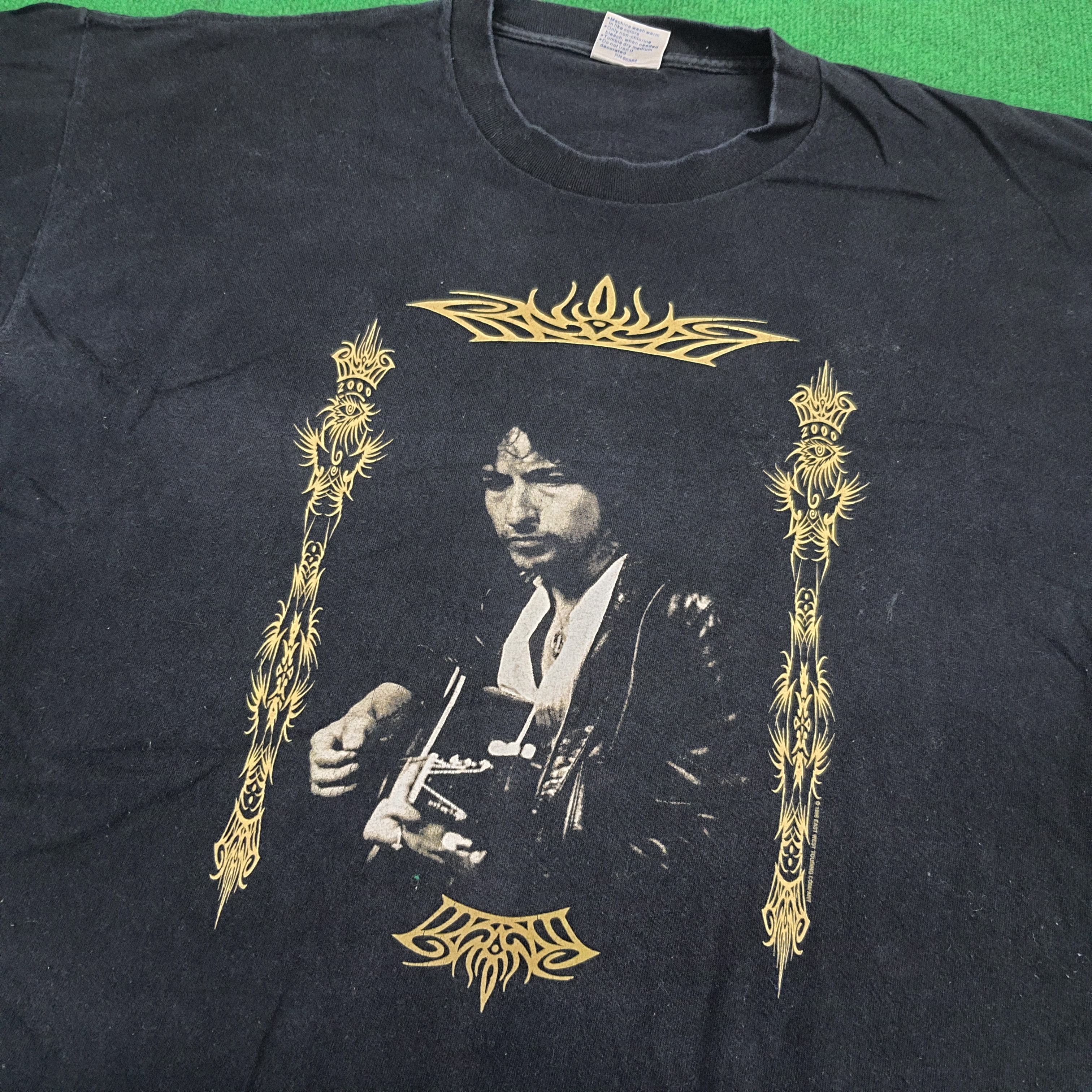 Band Tees × Vintage Vintage Bob Dylan American Singer T-shirt Size US XL / EU 56 / 4 - 2 Thumbnail