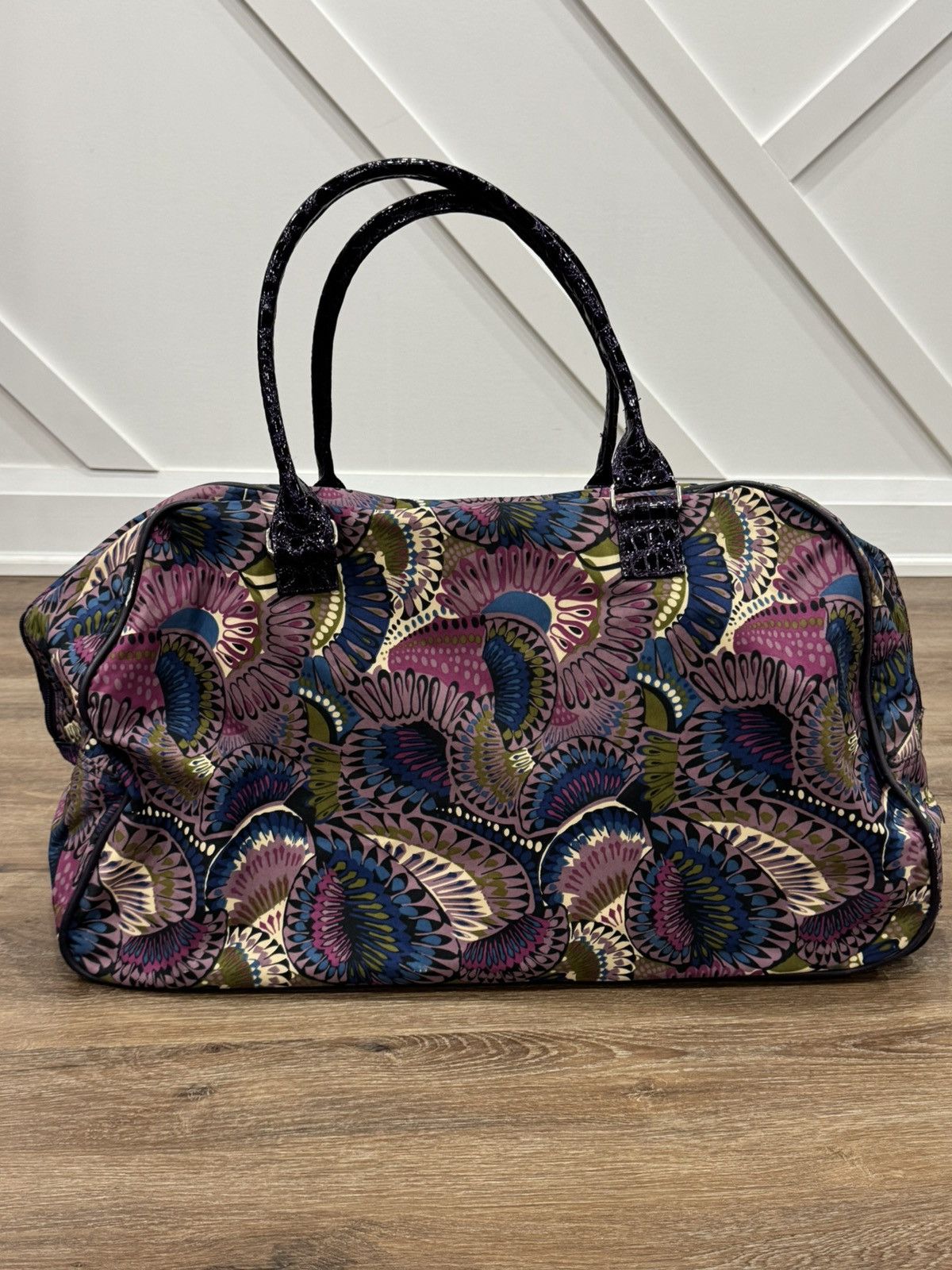 Vintage Kathy Van Zeeland Vintage Y2K Psychedelic Rolling Duffel Bag Size ONE SIZE - 8 Thumbnail
