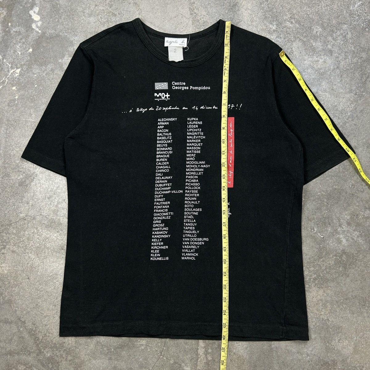 Vintage × agnes b. 1997 Agnes B - Art T-Shirt Size US M / EU 48-50 / 2 - 10 Thumbnail