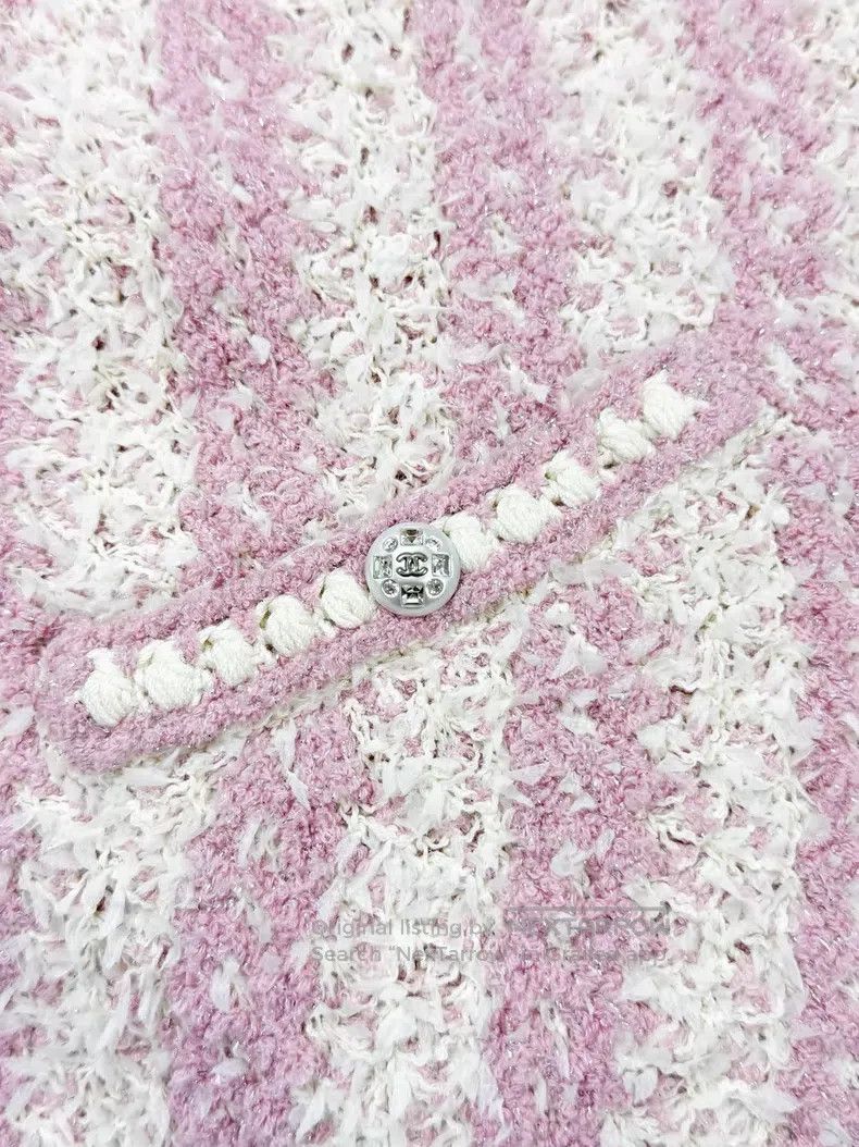 Chanel Chanel Twill knitted diamond buckle suspender skirt dress Size XS / US 0-2 / IT 36-38 - 4 Thumbnail