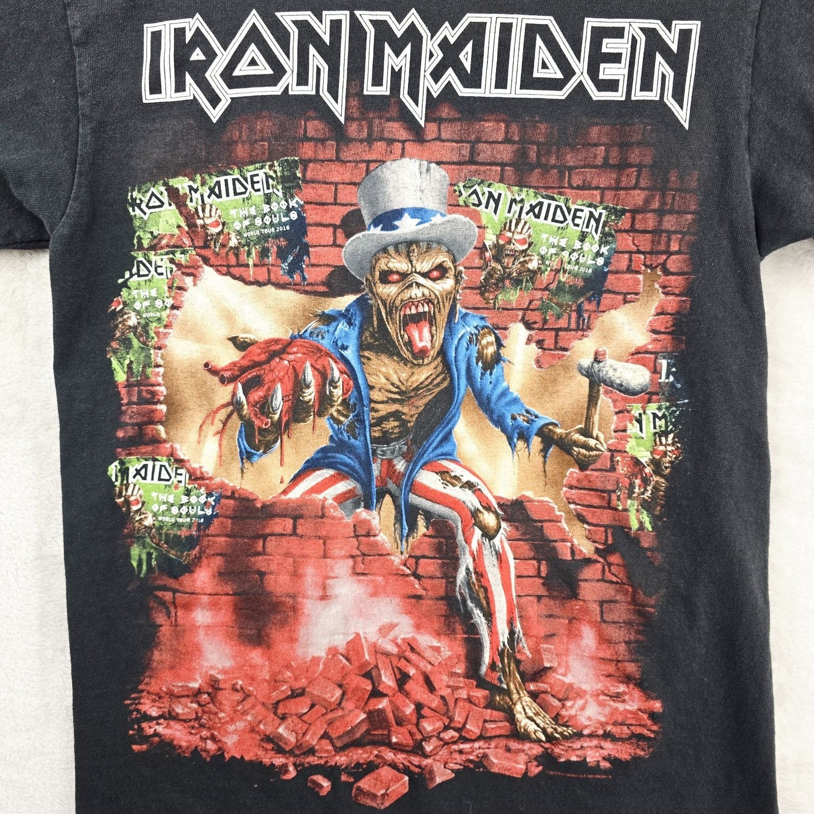 Delta Iron Maiden The Book of Souls US Tour 2017 Mens Shirt Small Size US S / EU 44-46 / 1 - 2 Thumbnail
