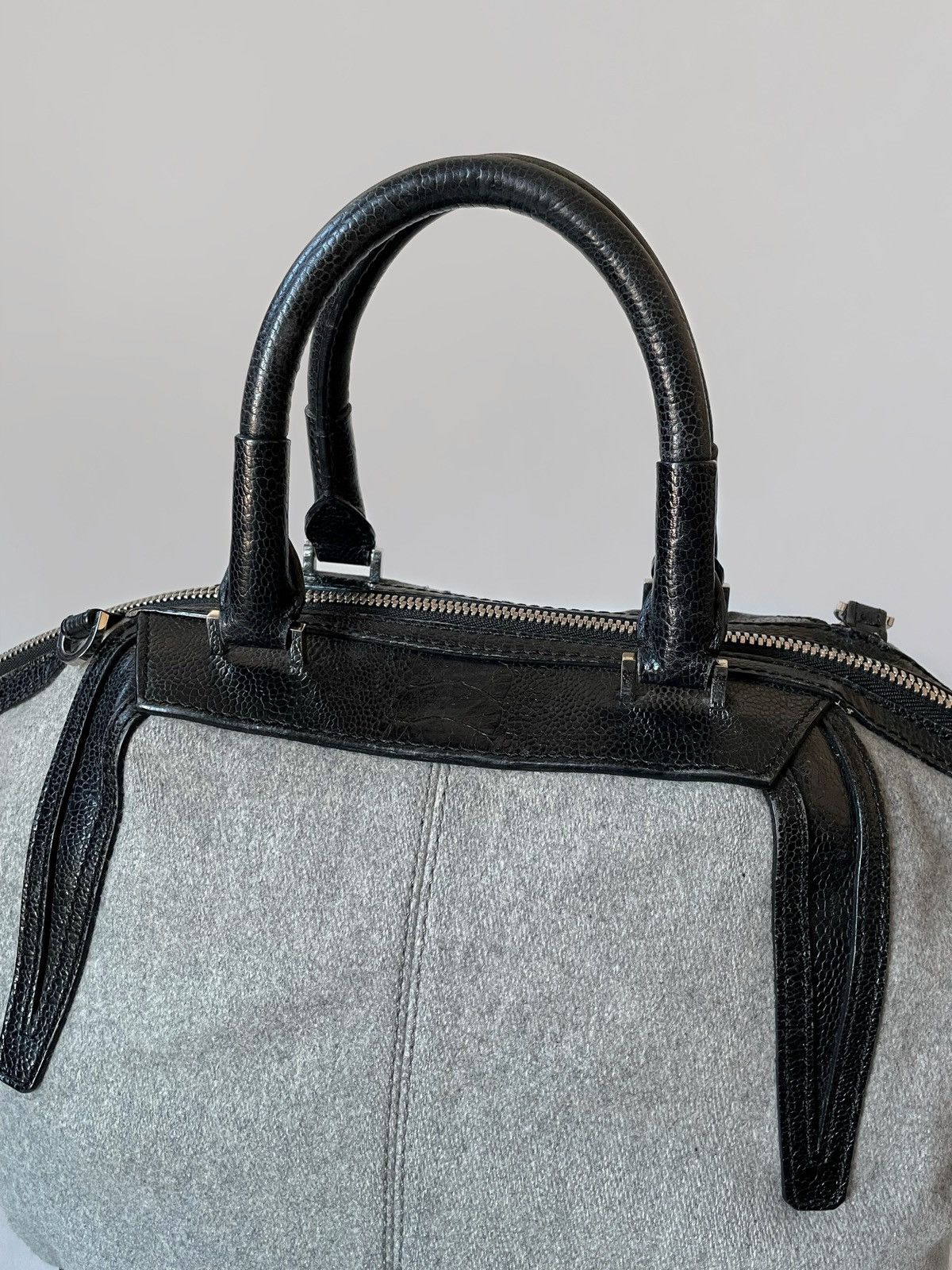 Alexander Wang Alexander Wang “Emile” Wool/leather Handbag Bag Size ONE SIZE - 2 Thumbnail