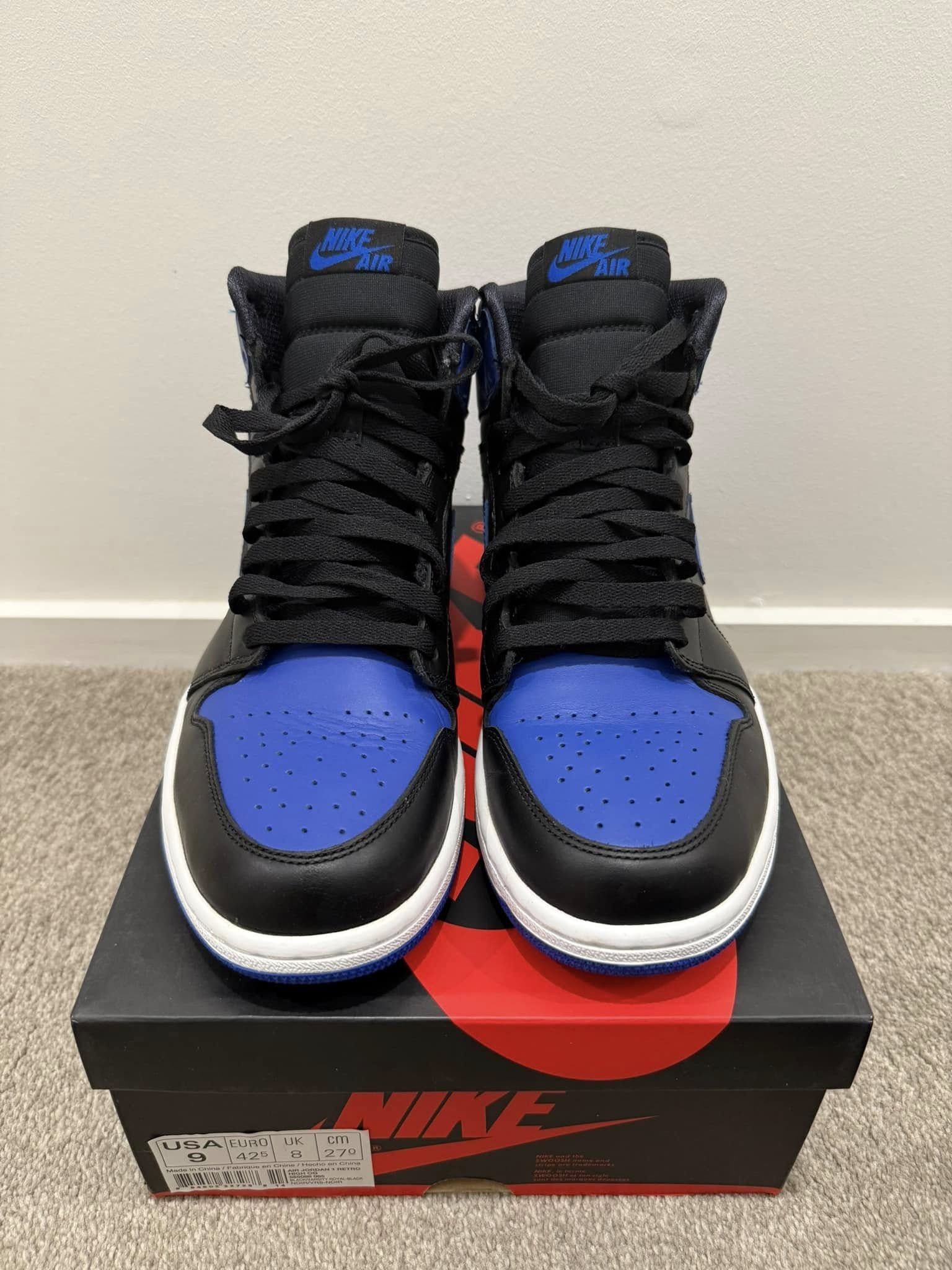 Jordan Brand Air Jordan 1 Royal 2013 US9 Size US 9 / EU 42 - 2 Thumbnail