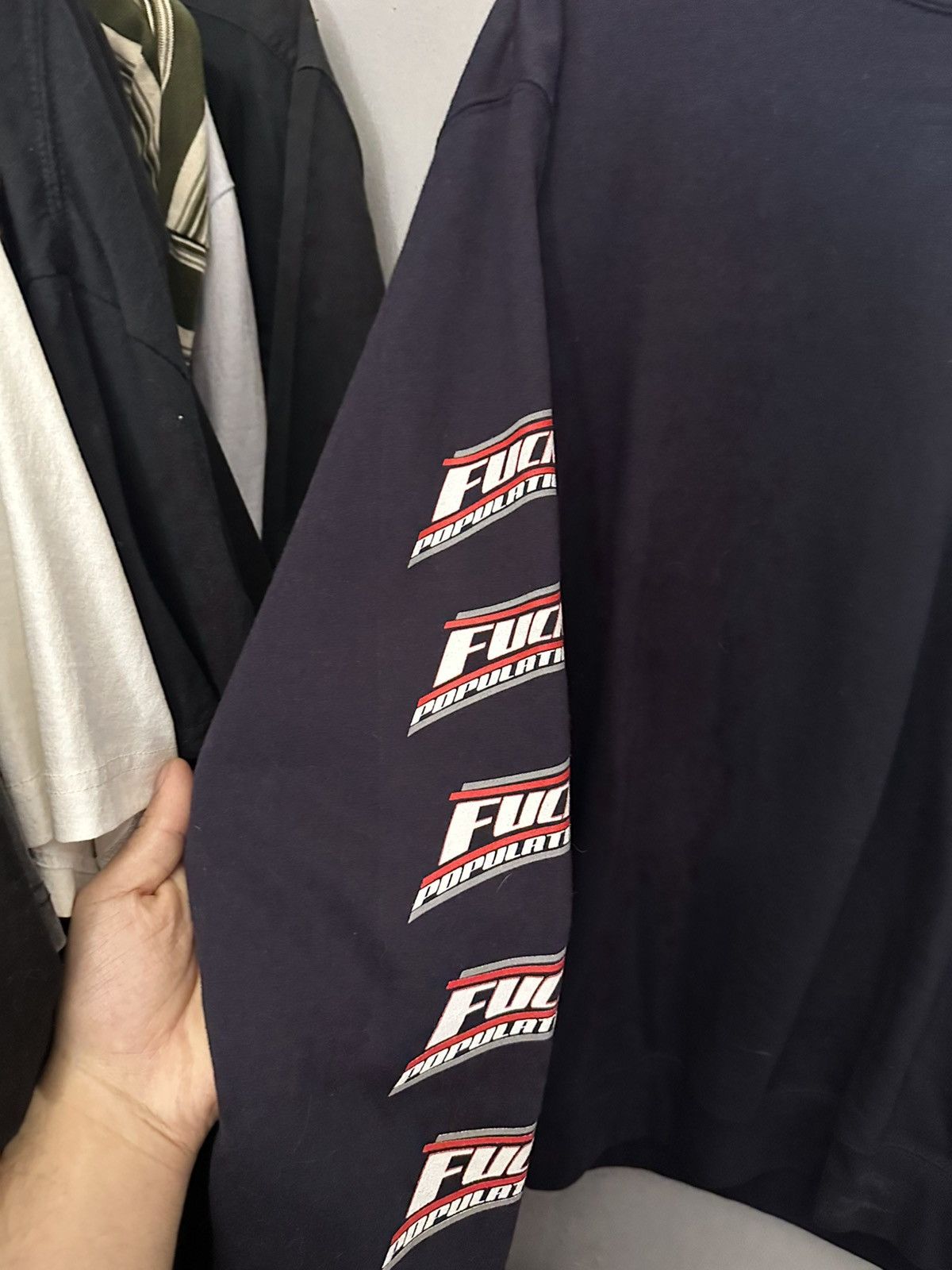 Fuck The Population FTP Crewneck Size US L / EU 52-54 / 3 - 3 Thumbnail