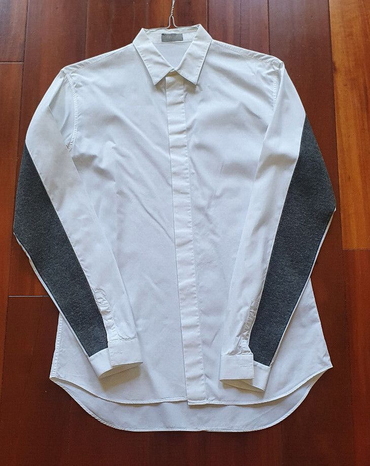 Dior Dior Shirt Sze 39/M-L/ /White/Cotton Size M / US 6-8 / IT 42-44 - 1 Thumbnail