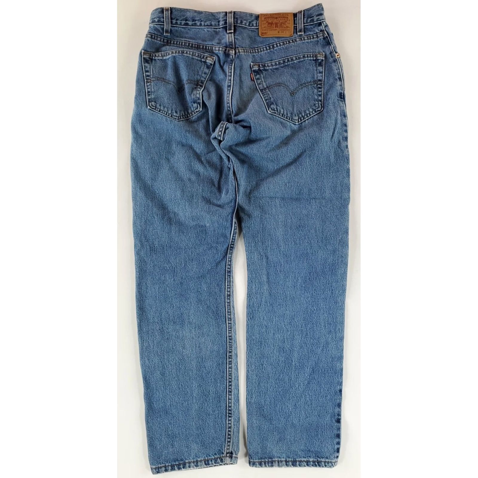 Levi's VINTAGE Levi's 505 Jeans Mens 34x32 Blue Straight 33x31.5 Actual Y2K VTG 90s Fashion Size US 34 / EU 50 - 5 Thumbnail
