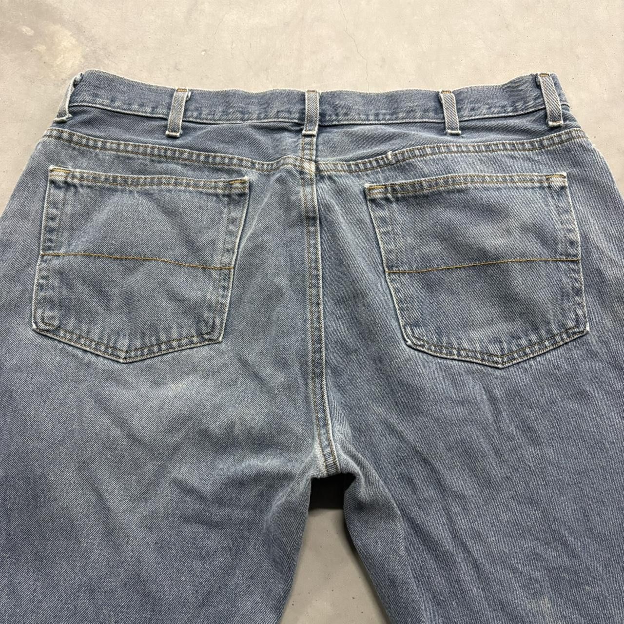 Vintage Crazy Vintage Y2K/2000s Super Baggy Streetwear Skater Medium Blue Wash Denim Jeans! Size US 38 / EU 54 - 7 Thumbnail