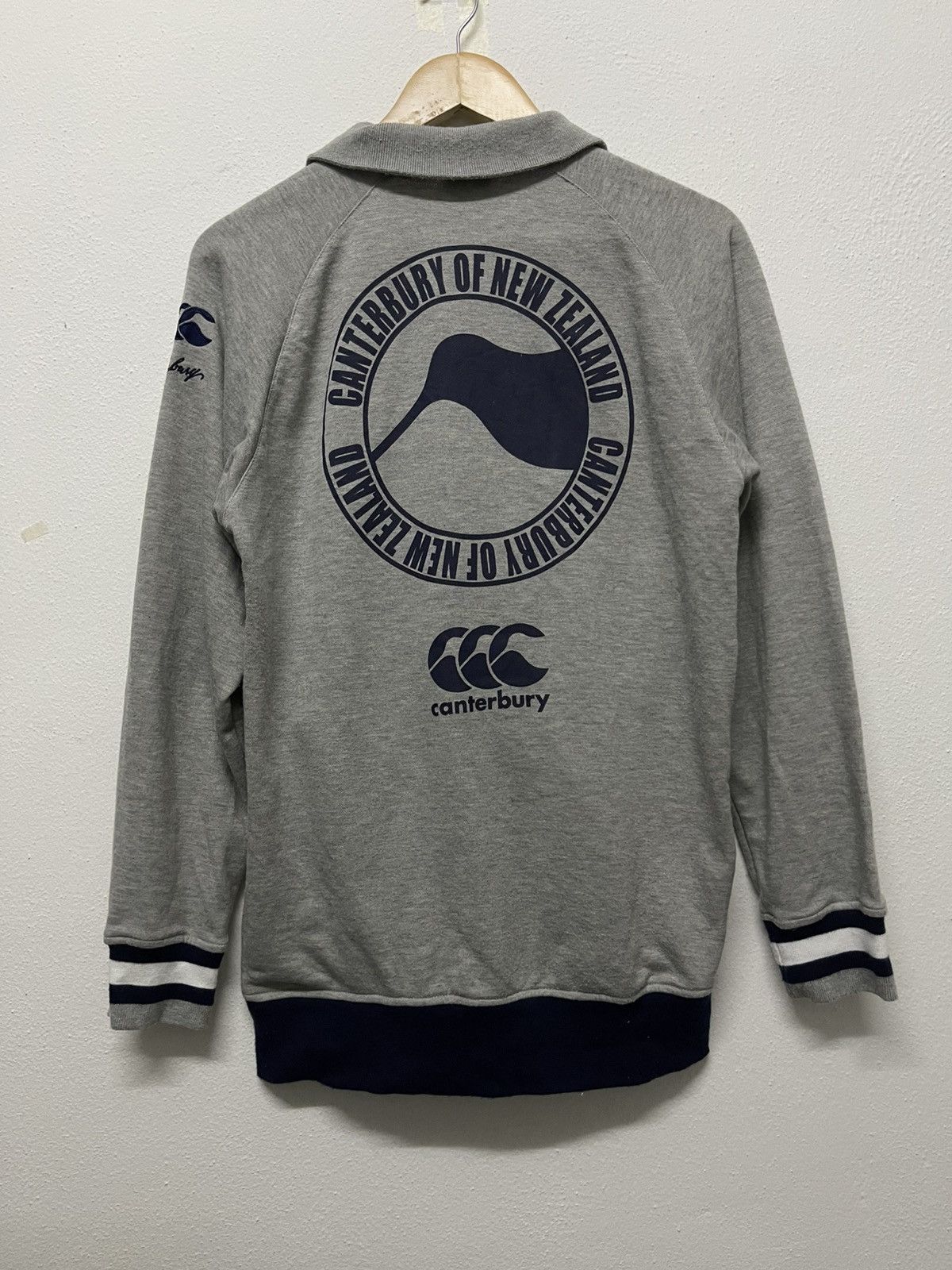 Canterbury of New Zealand × Japanese Brand × Vintage 2000s SUNTORY BOSS COFFEE X CANTERBURY ZIPPER JACKET Size US M / EU 48-50 / 2 - 1 Thumbnail