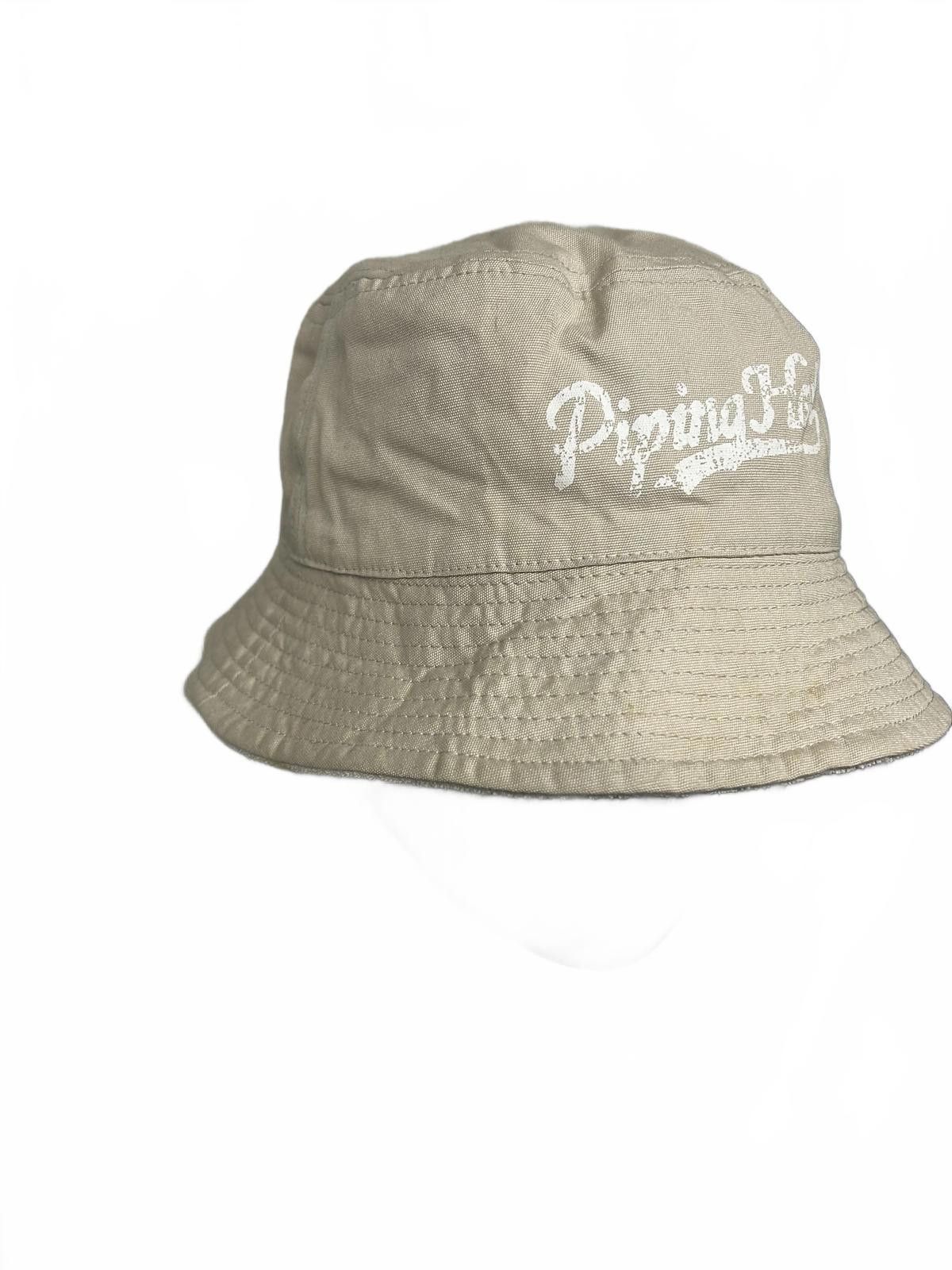 Designer Piping Hot Beige Bucket Hat with Logo Size ONE SIZE - 3 Thumbnail