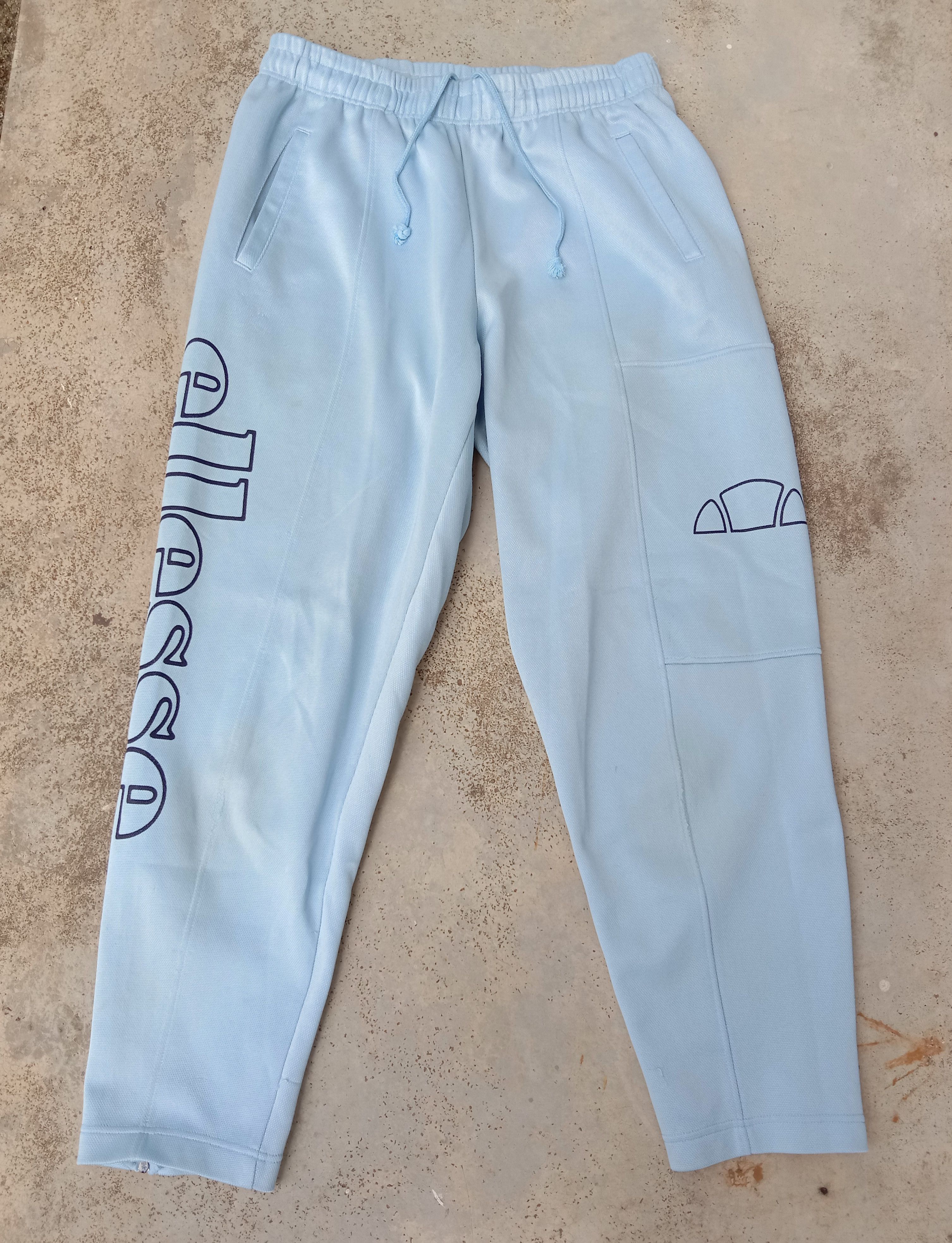 Ellesse × Vintage Vintage rare 80s Ellesse Track Bottom pant Big Logo Size US 30 / EU 46 - 2 Thumbnail