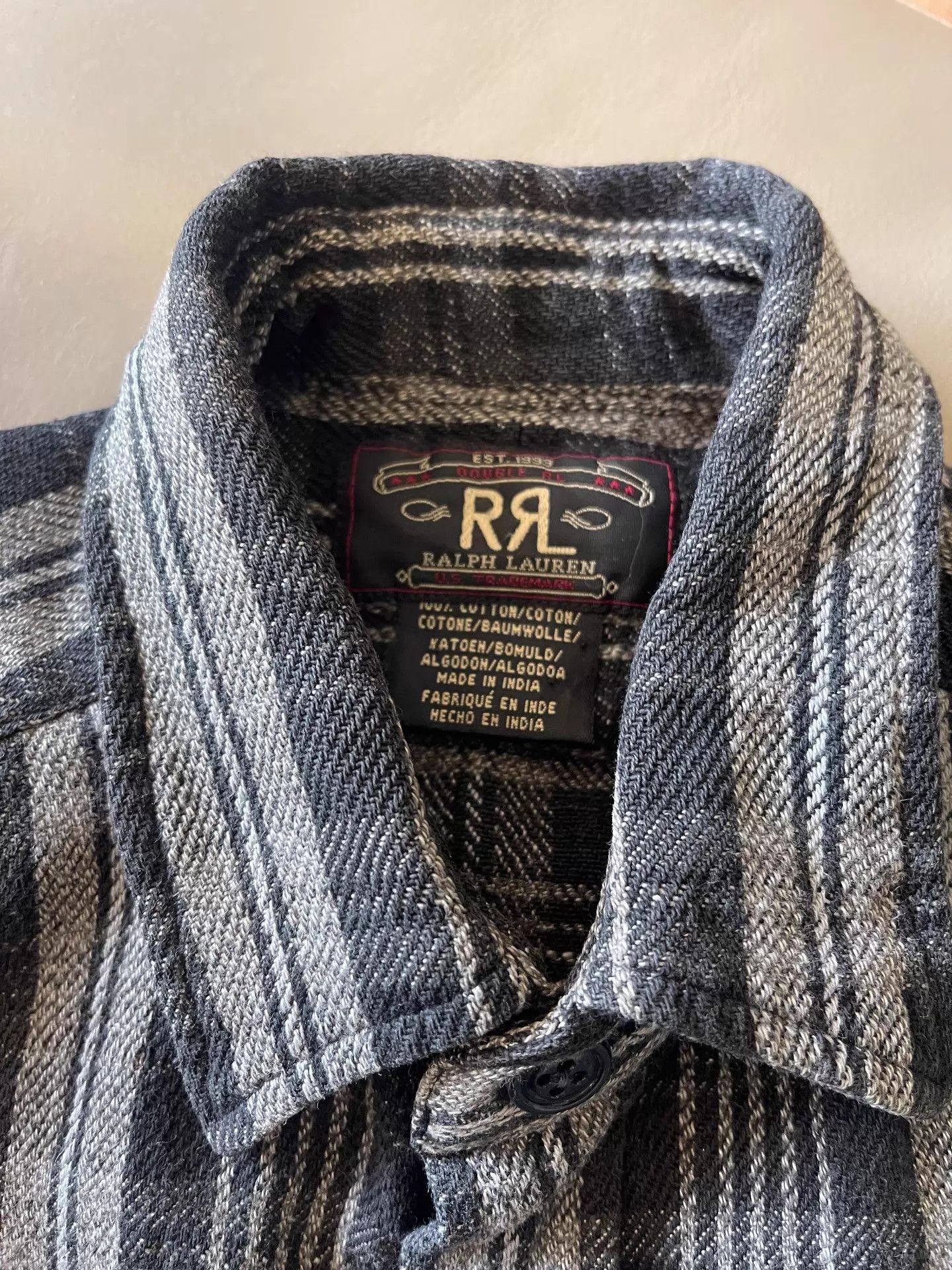 RRL Ralph Lauren Double RL 3-Star Shirt Johnny Depp Size S (fits M) Size US S / EU 44-46 / 1 - 2 Thumbnail