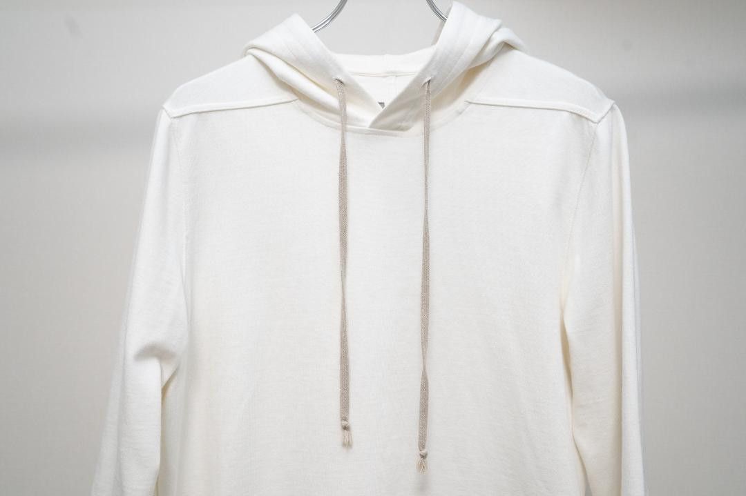 Rick Owens Rick Owens 16SS HOODIE MILK XS Size US XS / EU 42 / 0 - 8 Thumbnail