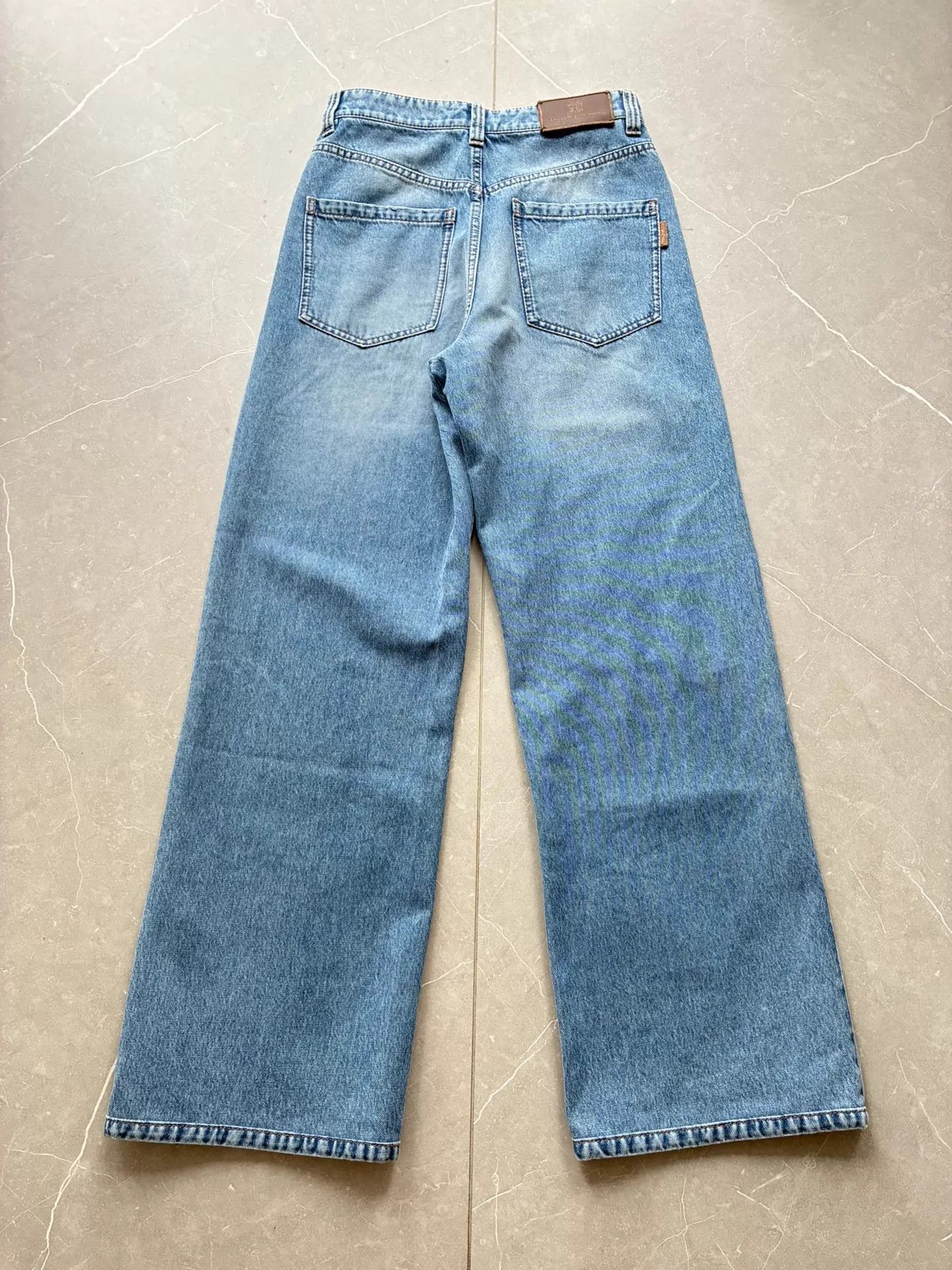 Brunello Cucinelli Brunello Cucinelli Light Blue Straight Jeans 38 Size 26" / US 2 / IT 38 - 3 Thumbnail