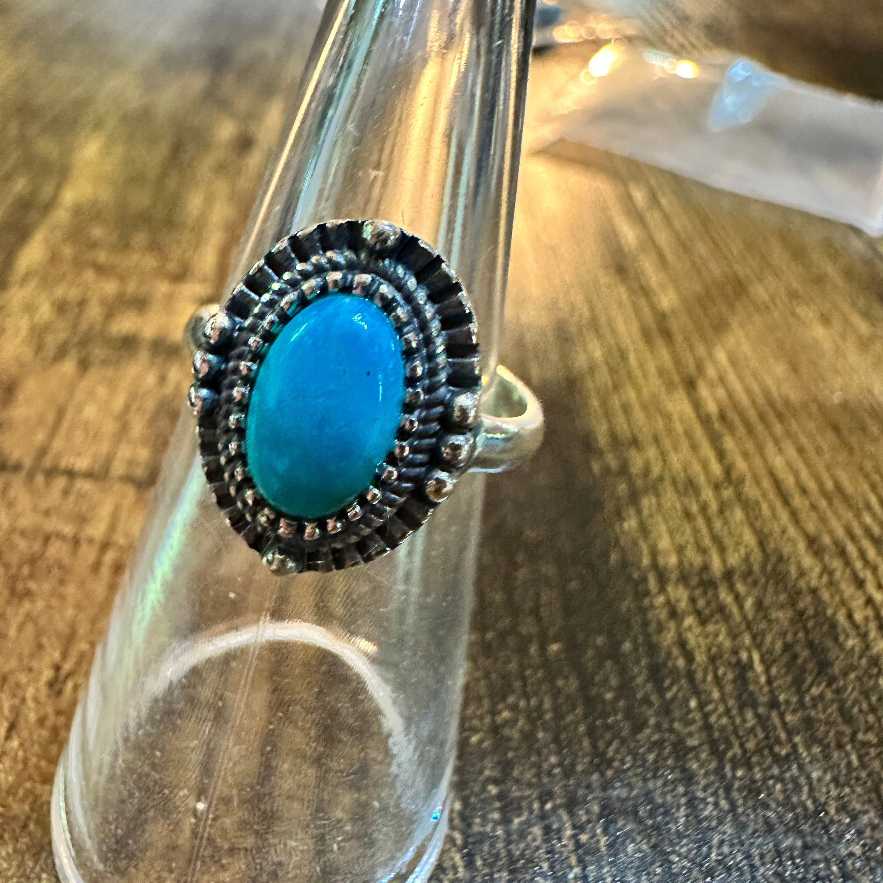 Other Boho Native American Turquoise Elegance: Adjustable Sterling Size ONE SIZE - 2 Thumbnail