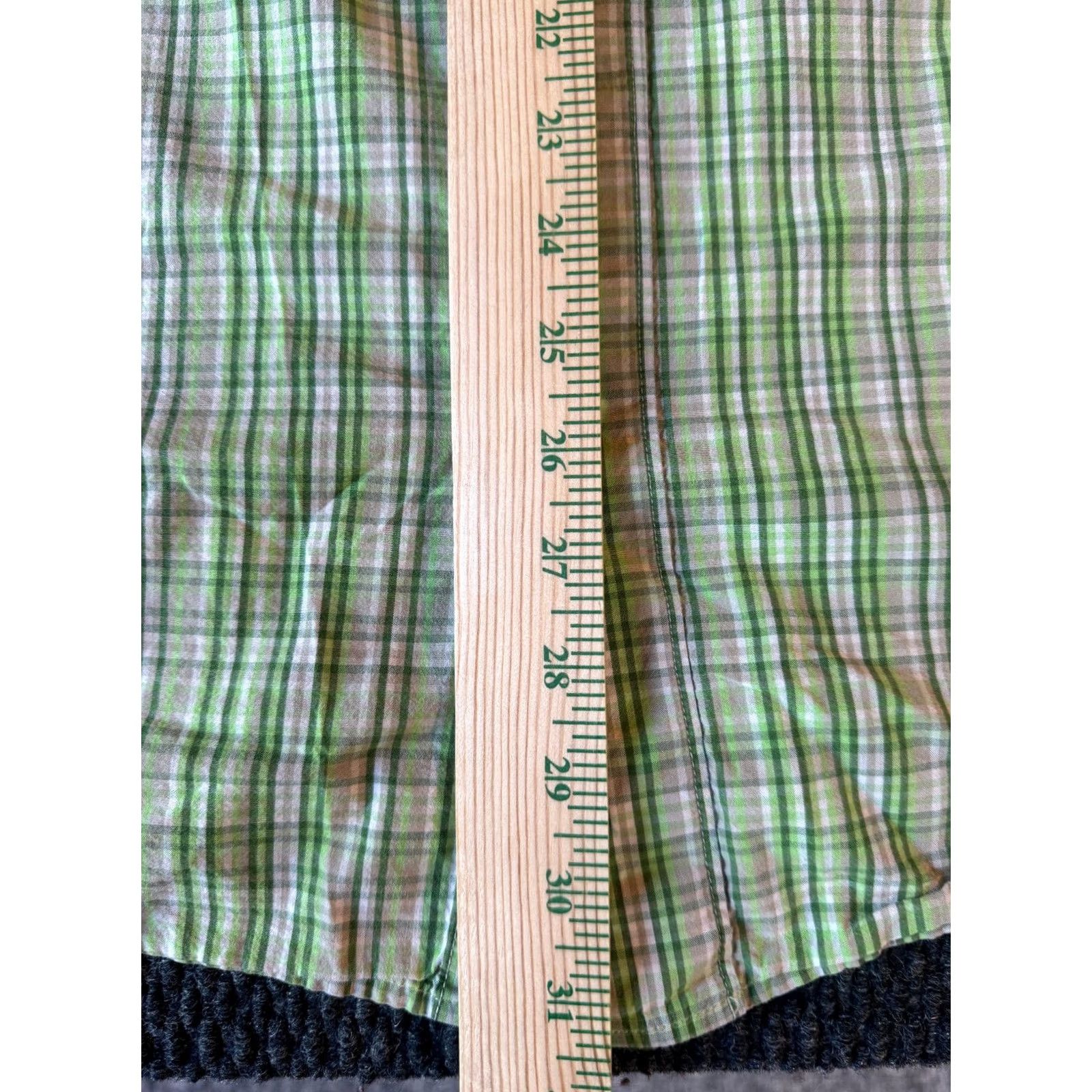 The North Face The North Face Short Sleeve Shirt Mens XL Green Plaid 100% Cotton Button-Up Size US XL / EU 56 / 4 - 5 Thumbnail