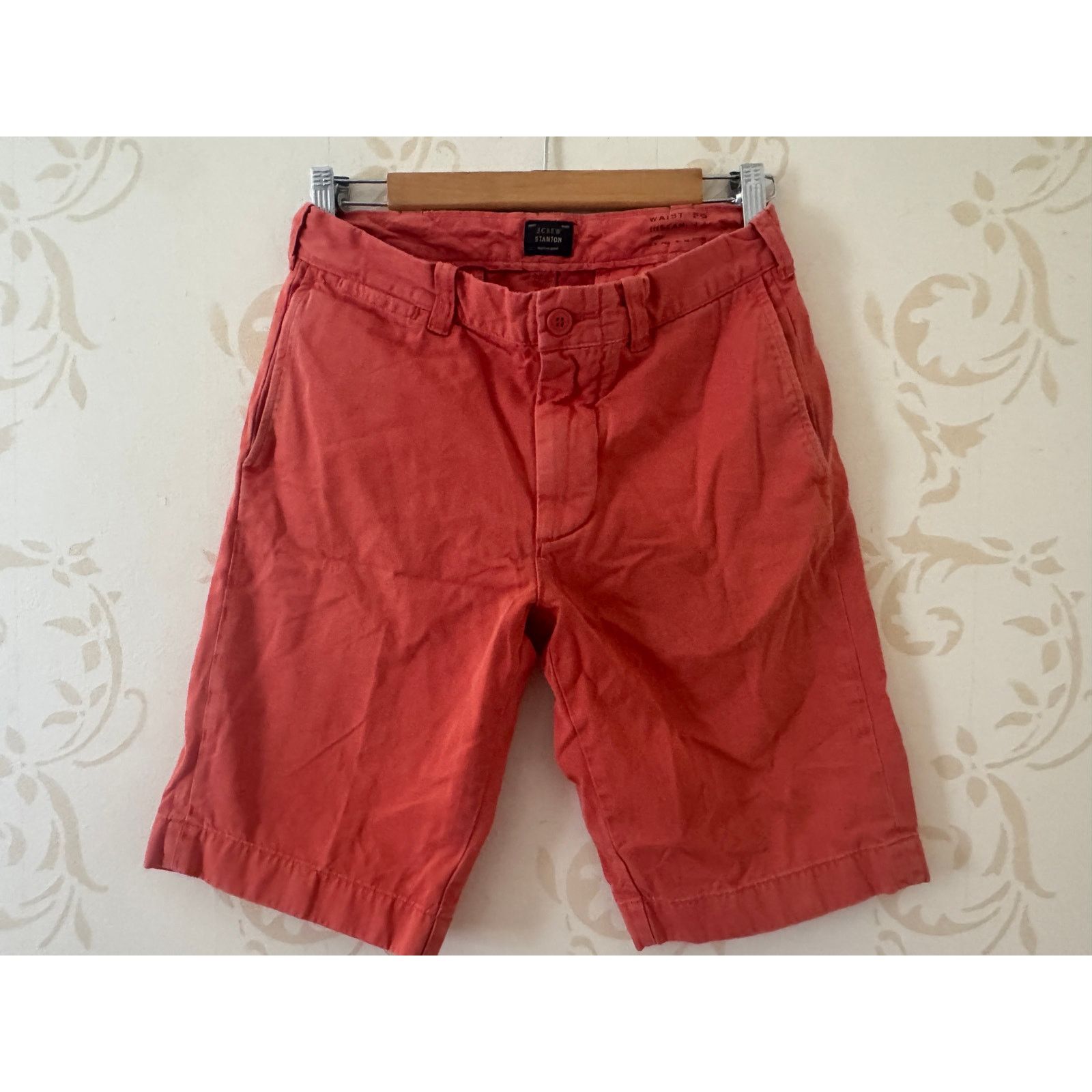 J.Crew Mens Size 29 J.Crew Stanton Salmon Shorts 29" x 11" Size US 29 - 1 Thumbnail