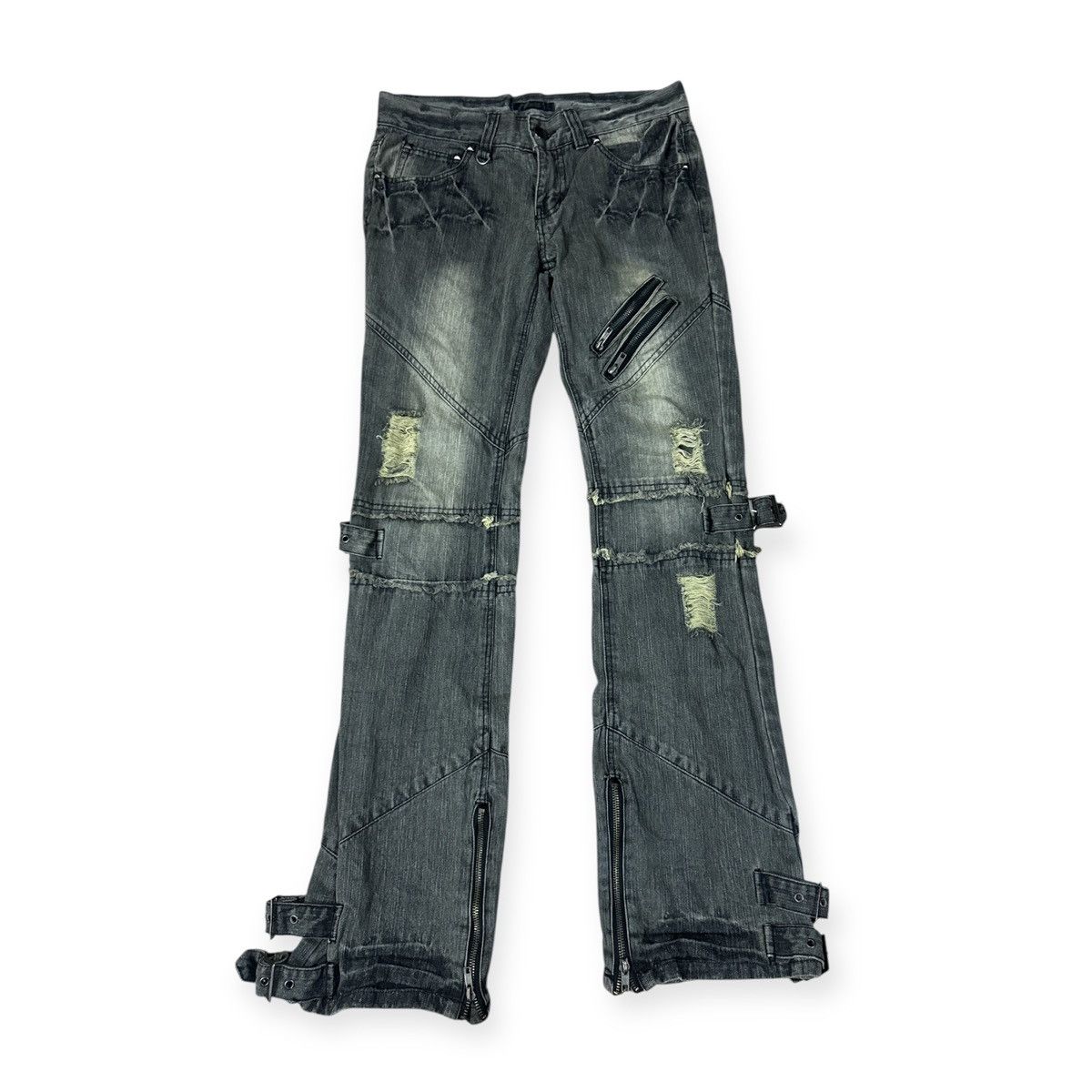 Seditionaries BLACK BACCARA BONDAGE JEANS Size US 31 - 1 Thumbnail