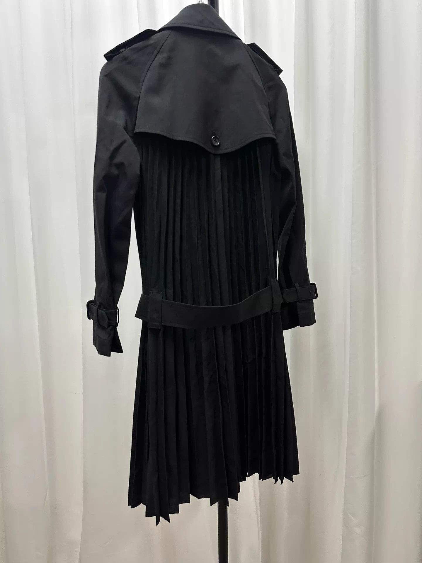 Junya Watanabe Junya Watanabe 15aw Pleated Trench Coat XS Black Size XS / US 0-2 / IT 36-38 - 4 Thumbnail