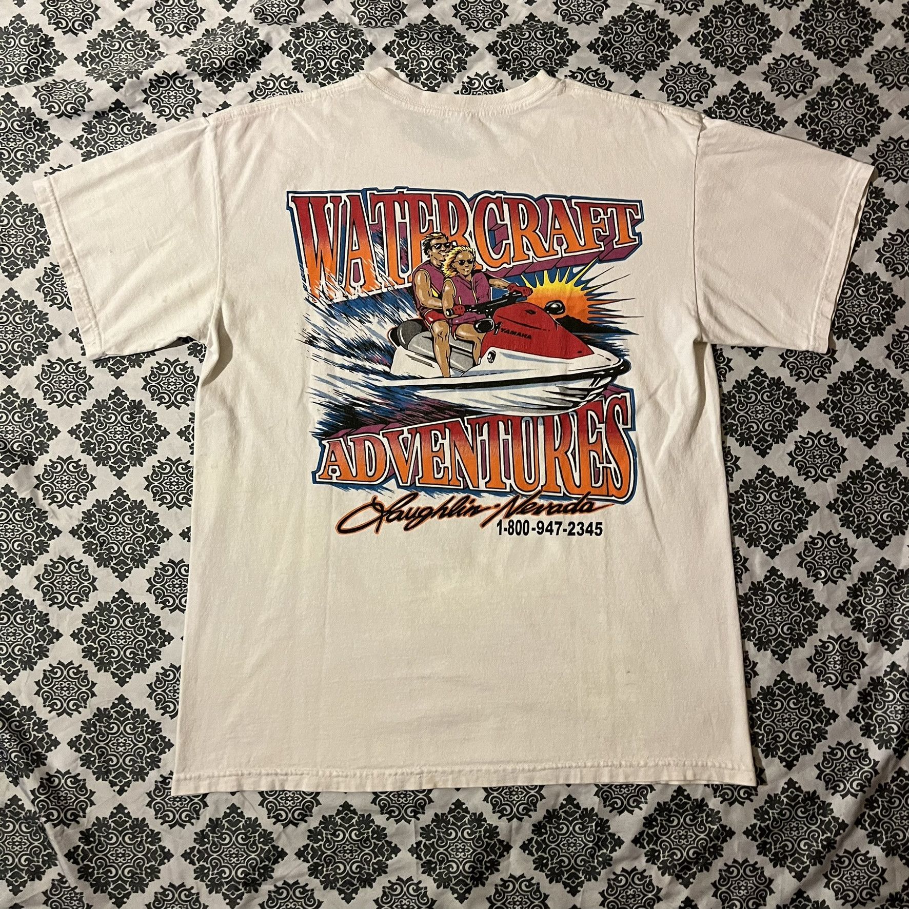 Other 00s Y2K 2000s Watercraft Adventures Laughlin, Nevada Tee Size US L / EU 52-54 / 3 - 1 Thumbnail