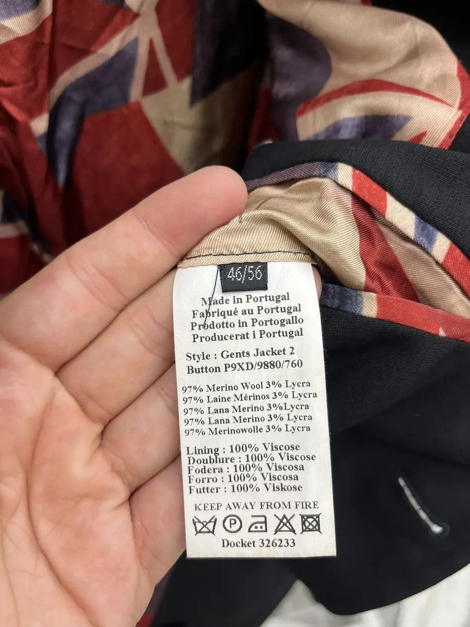 Paul Smith Paul Smith Wool Blazer With Britain Viscose Lining Size 46R - 5 Thumbnail