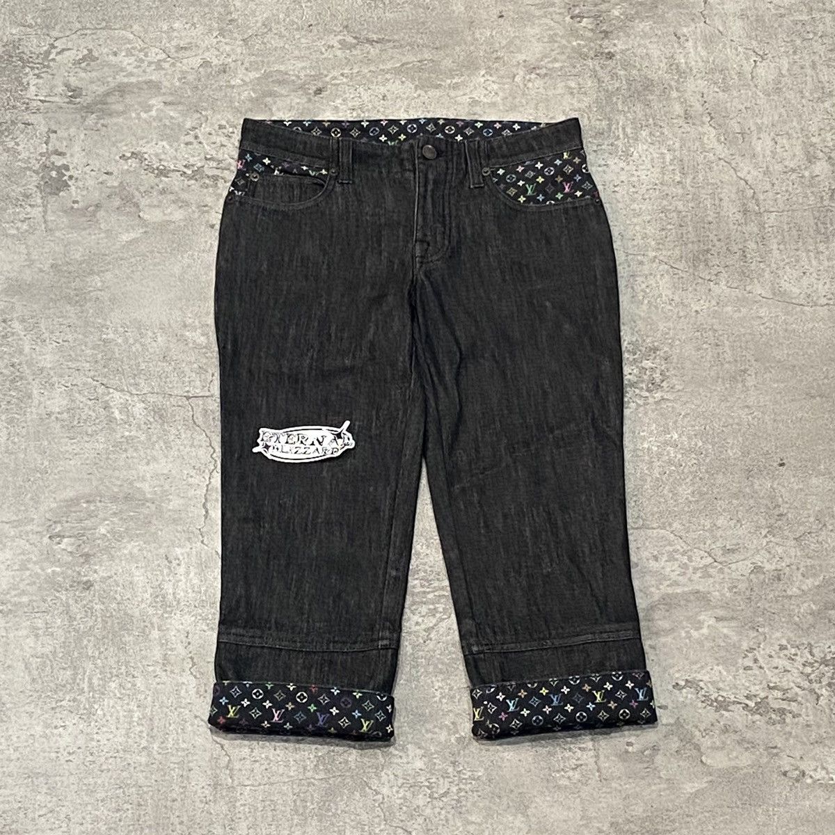 Louis Vuitton Louis Vuitton Monogram Denim Size 25" / US 0 / IT 36 - 1 Thumbnail