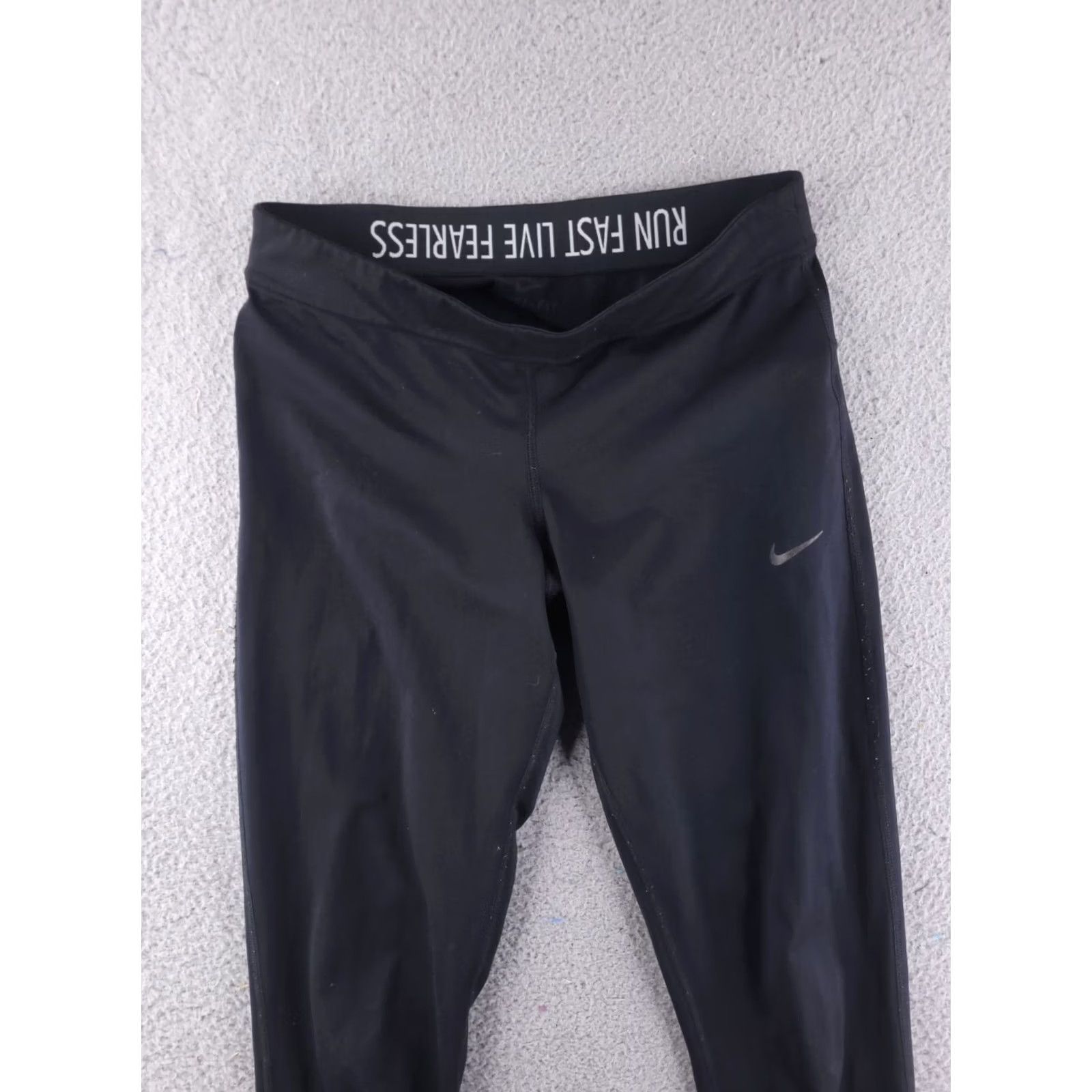 Nike Nike Pants Womens Medium Black Power Compression Leggings Size 32" / US 10 / IT 46 - 2 Thumbnail