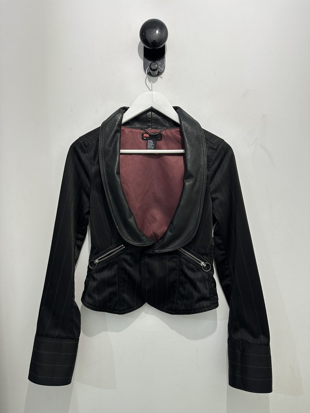 image of Diesel Disel Blazer in Black, Women's (Size Small)