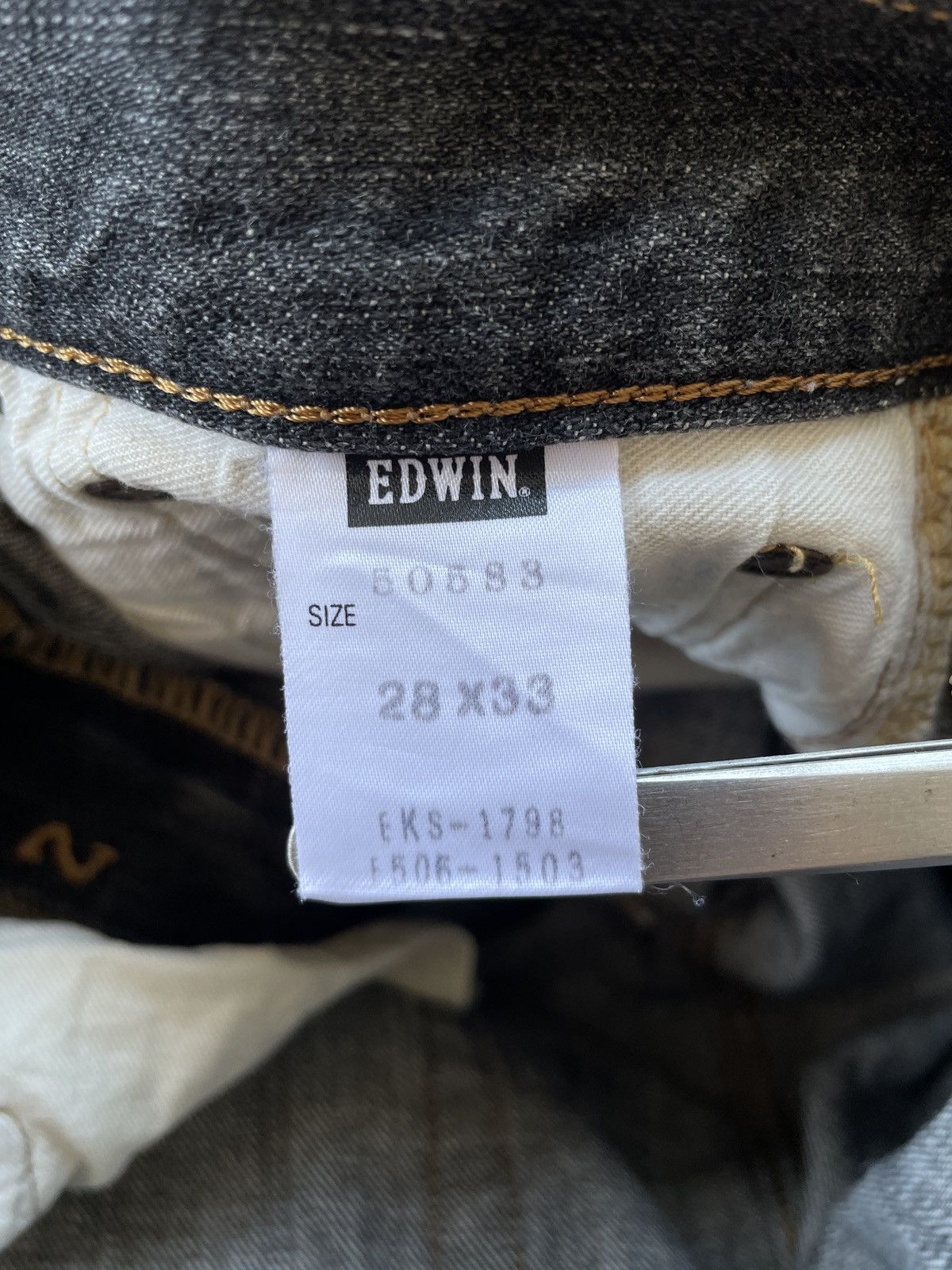 Edwin × Salvage × Vintage Edwin 505 Selvedge Jeans (P86) Size US 28 / EU 44 - 12 Thumbnail